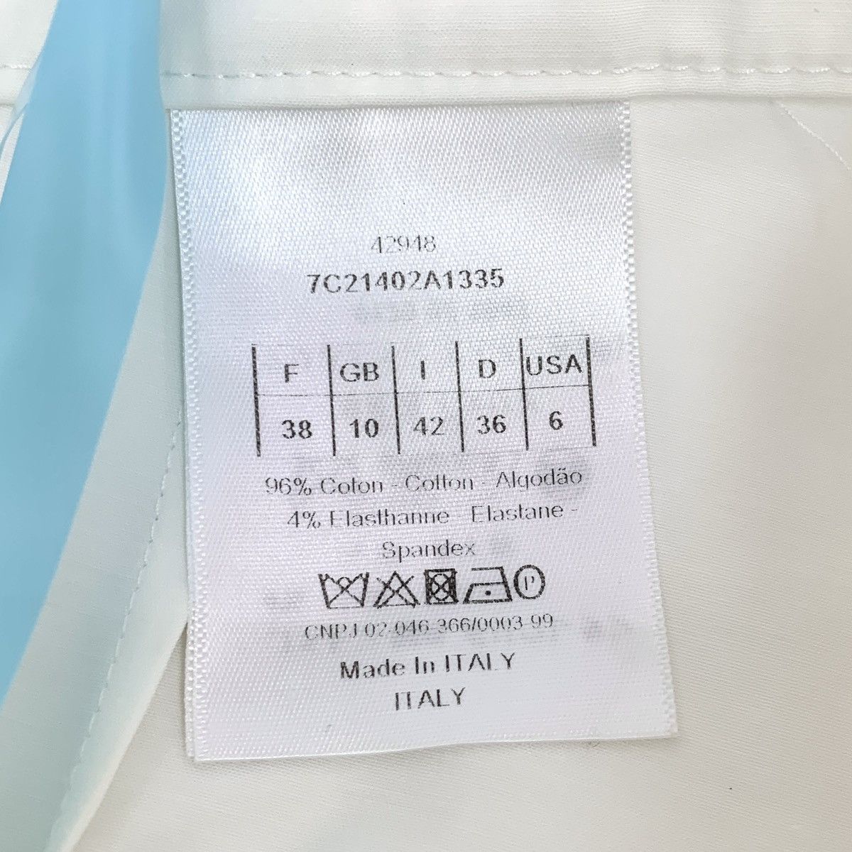 Dior Dior White Cotton Casual Shorts K26WX Size 26" / US 2 / IT 38 - 6 Thumbnail
