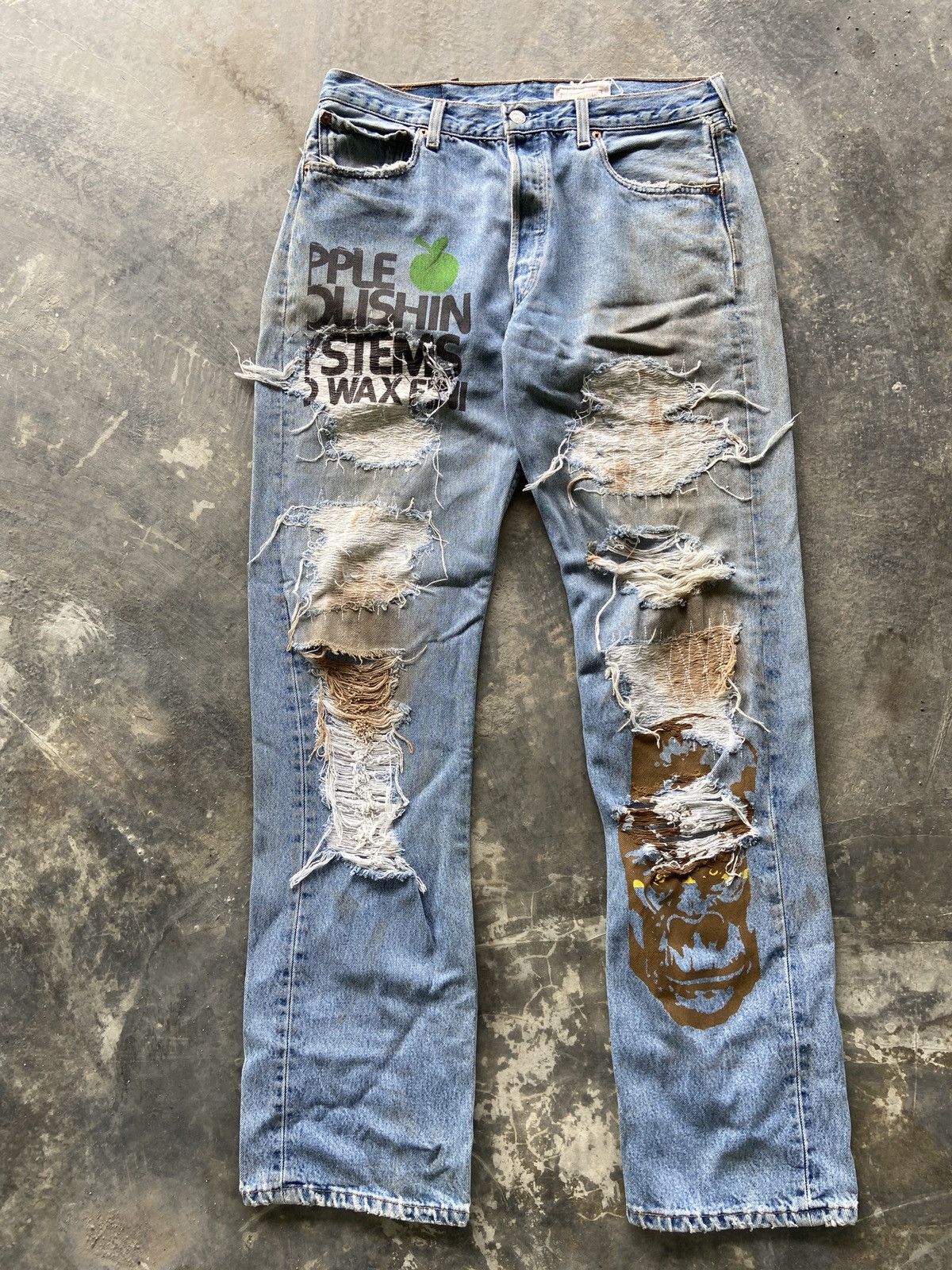 Hysteric Glamour × Levi's Sample Levis Kapital Inspired Denim Size US 33 - 5 Thumbnail