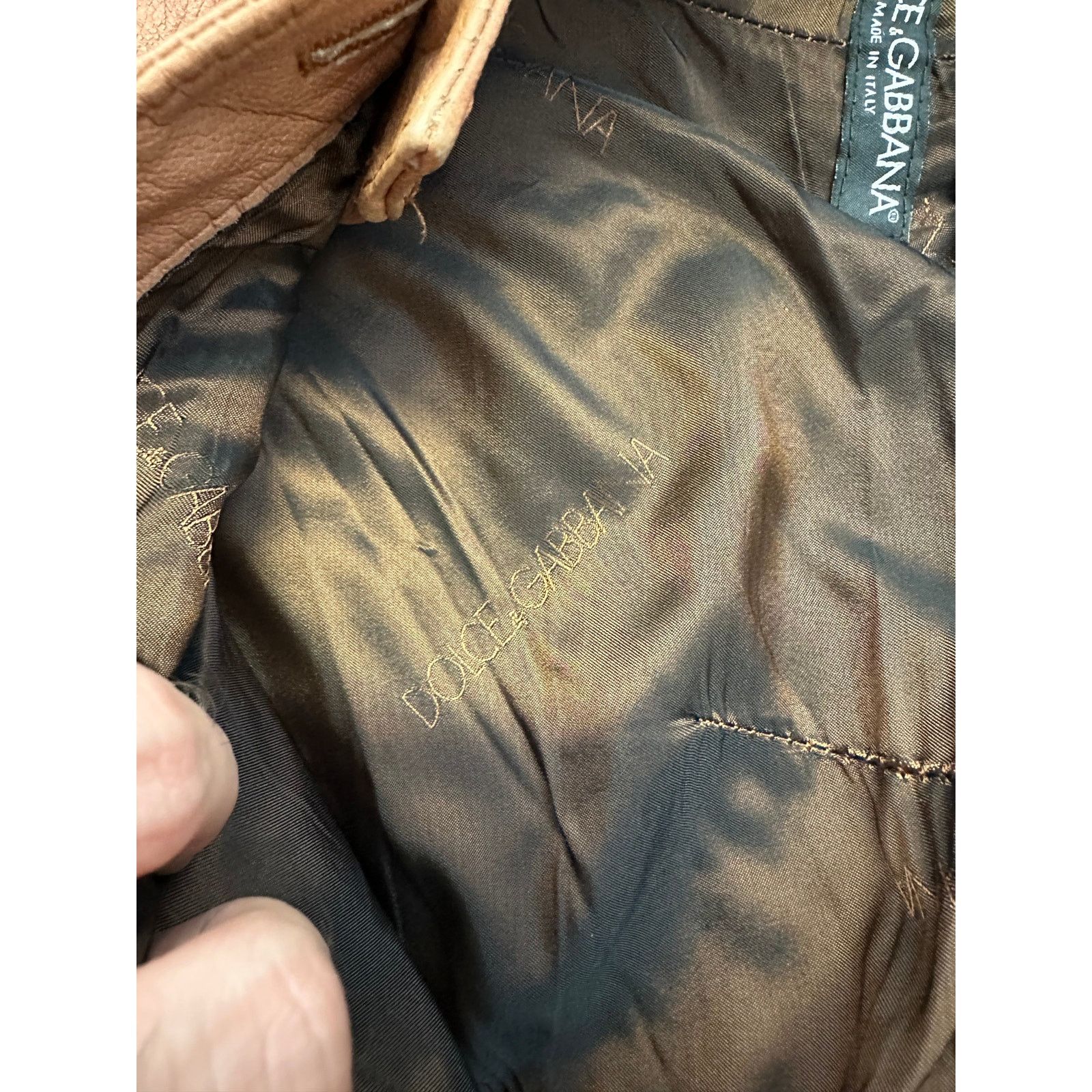 Dolce & Gabbana SS2002 Dolce & Gabbana leather zipper flight cargo pants Size US 34 / EU 50 - 19 Thumbnail