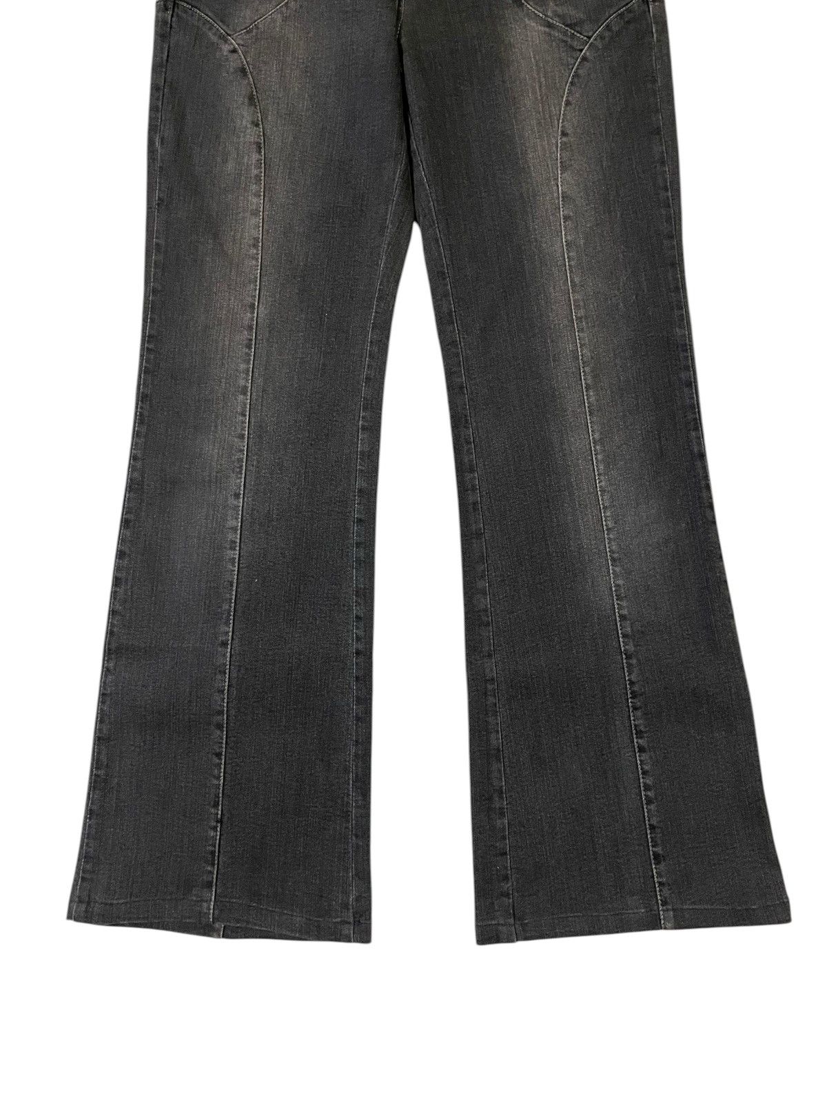 If Six Was Nine FLARED💥 Japan Nuovo Pintuck Archived Flare Jeans Size US 30 / EU 46 - 6 Thumbnail
