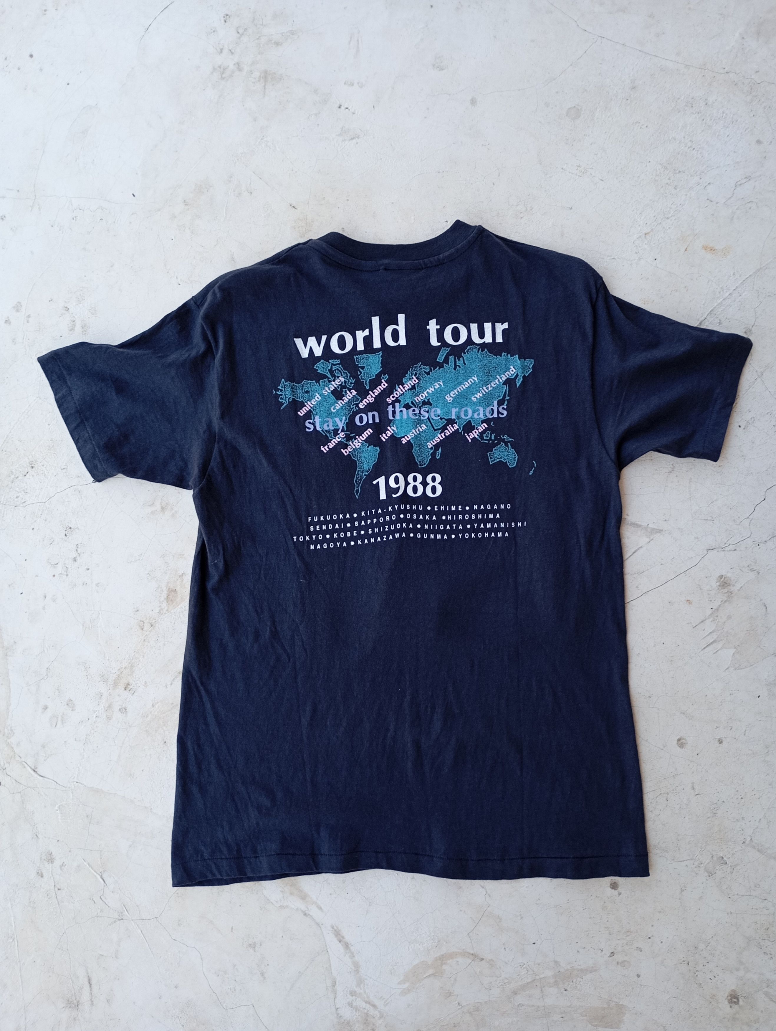 Band Tees × Vintage Vintage 1988 a-ha World Tour T shirts Size US L / EU 52-54 / 3 - 6 Thumbnail