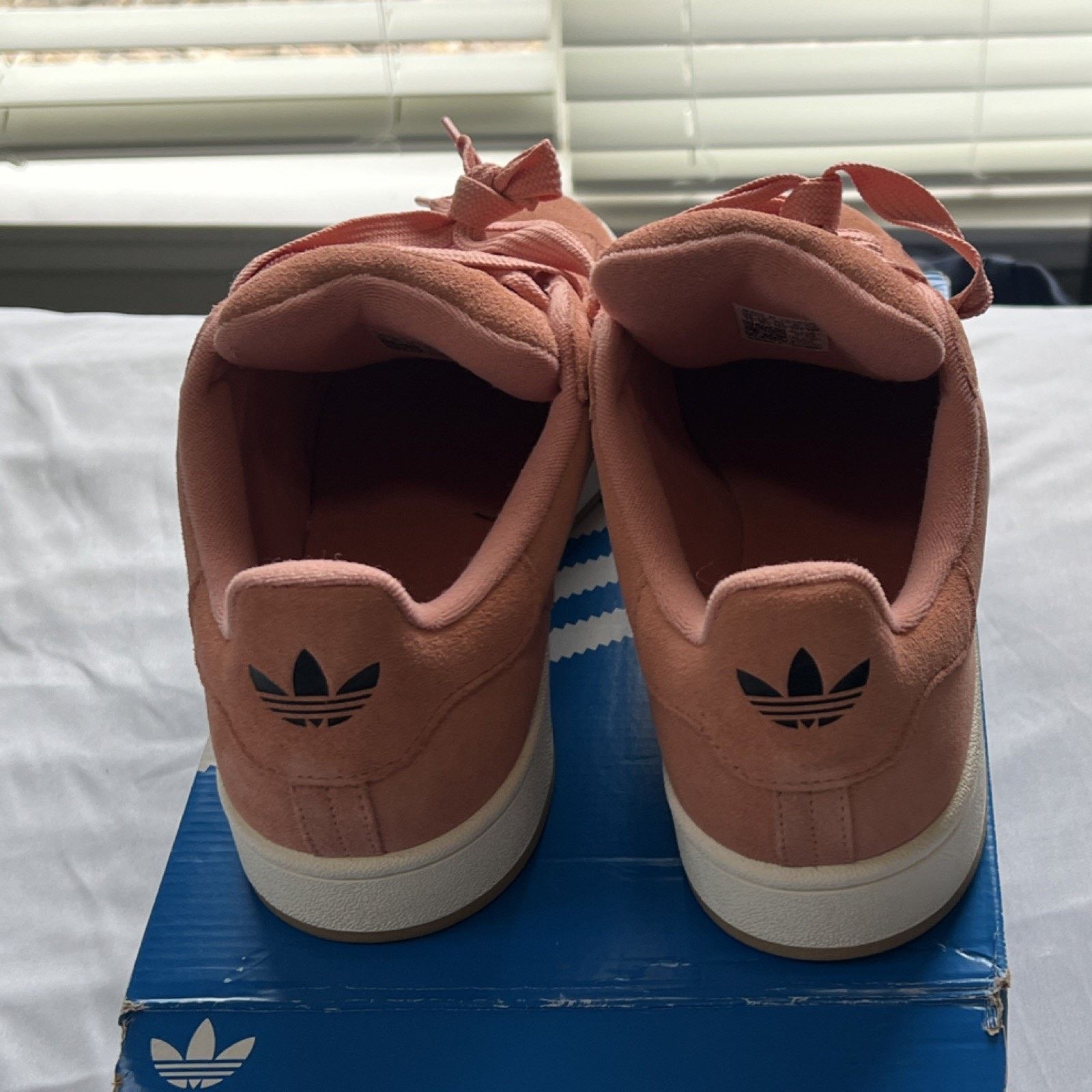 Adidas adidas Pink White Low Top Lace Up Men's Athletic Sneakers Size US 11 / EU 44 - 3 Thumbnail