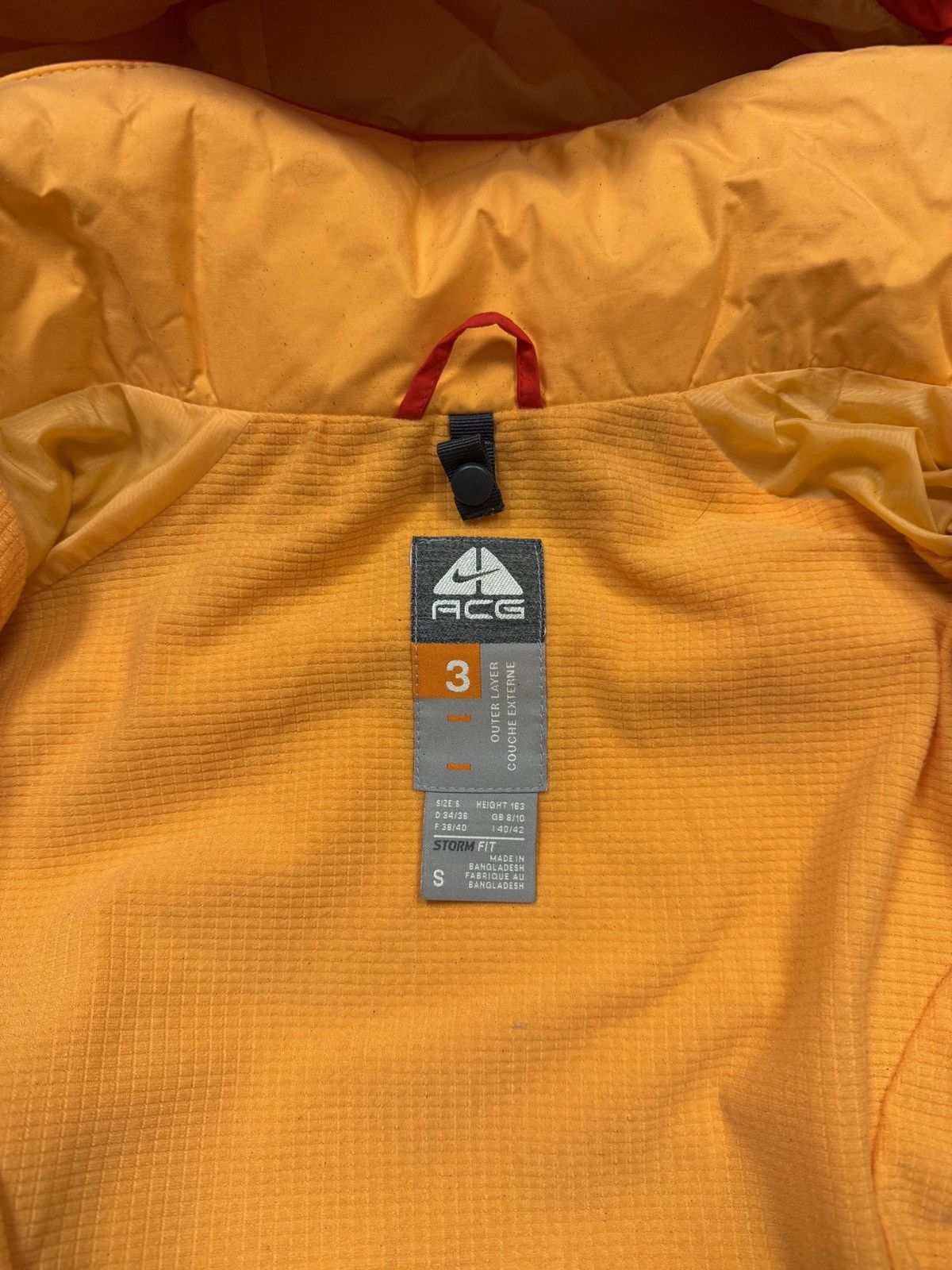 Nike Nike ACG Jacket Red Windbreaker Rain Coat 3 Outer Layer Fit Size S / US 4 / IT 40 - 15 Thumbnail