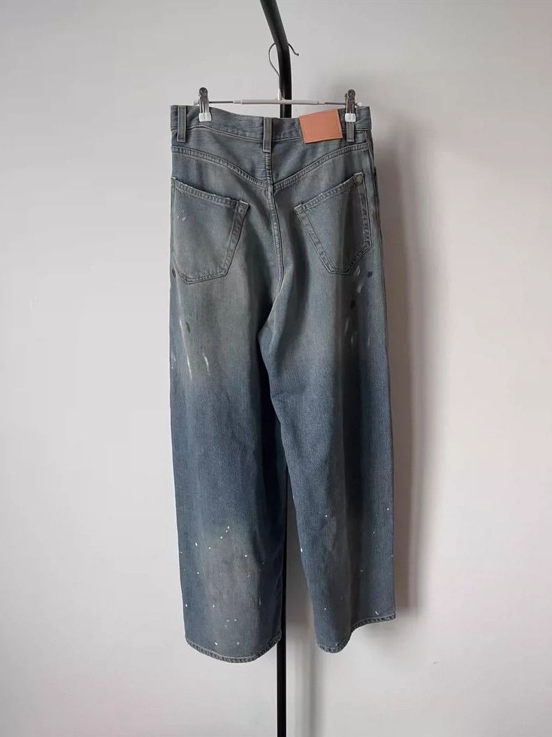 Acne Studios acne studios Loose-fitting distressed jeans made of mud-dy Size US 34 / EU 50 - 2 Thumbnail