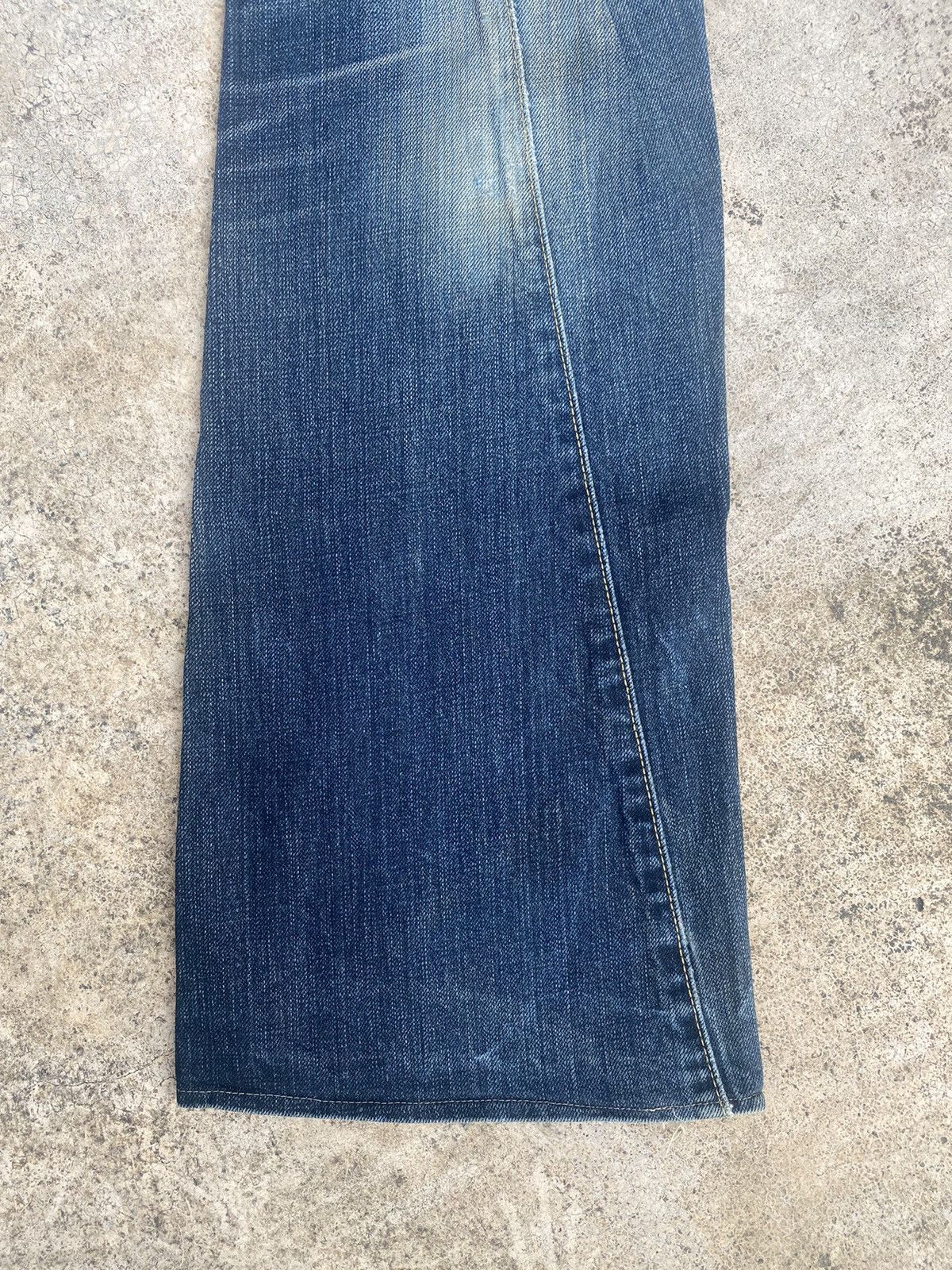 If Six Was Nine × Lee × Vintage Flare Jeans Lee Distressed Faded Bootcut Size US 31 - 4 Thumbnail