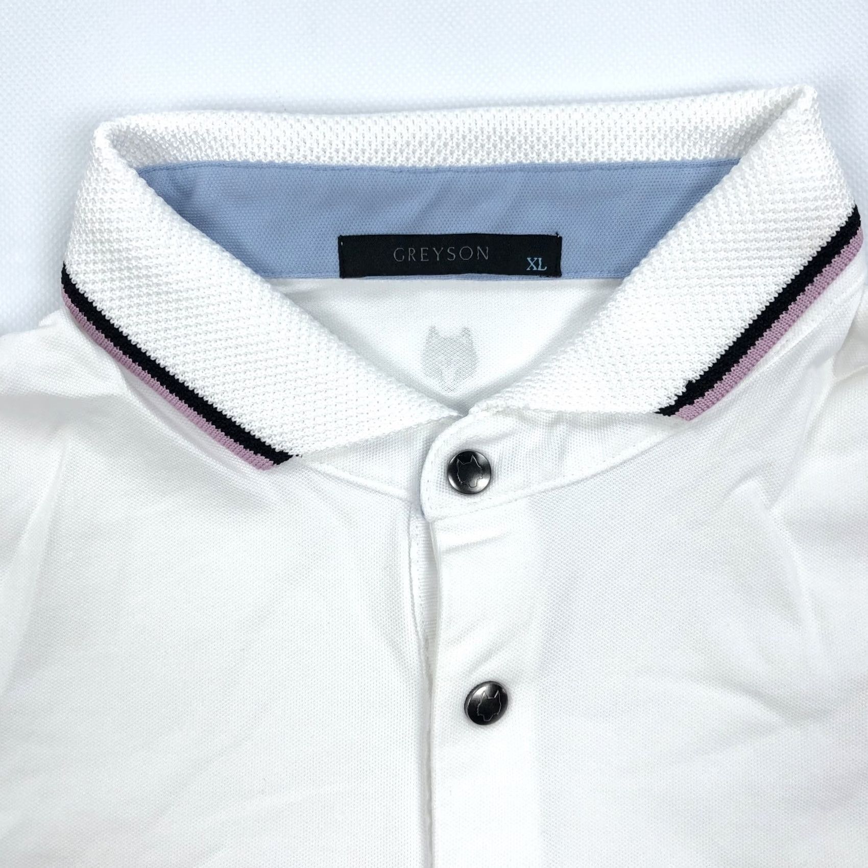 Vintage GREYSON Men's XL White Myers Park Championships Golf Polo Shirt Performance Shorts Sleeve Short Sleeve Size US XL / EU 56 / 4 - 2 Thumbnail