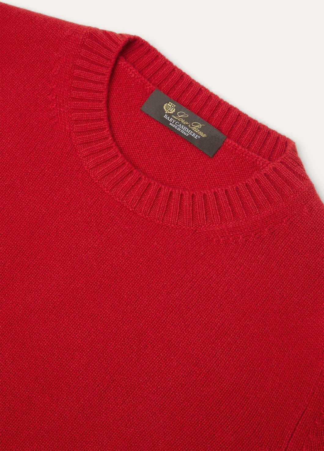 Loro Piana o1w1db10825 FAM5162 Parksville Crewneck Sweater in Red Size L / US 10 / IT 46 - 3 Thumbnail