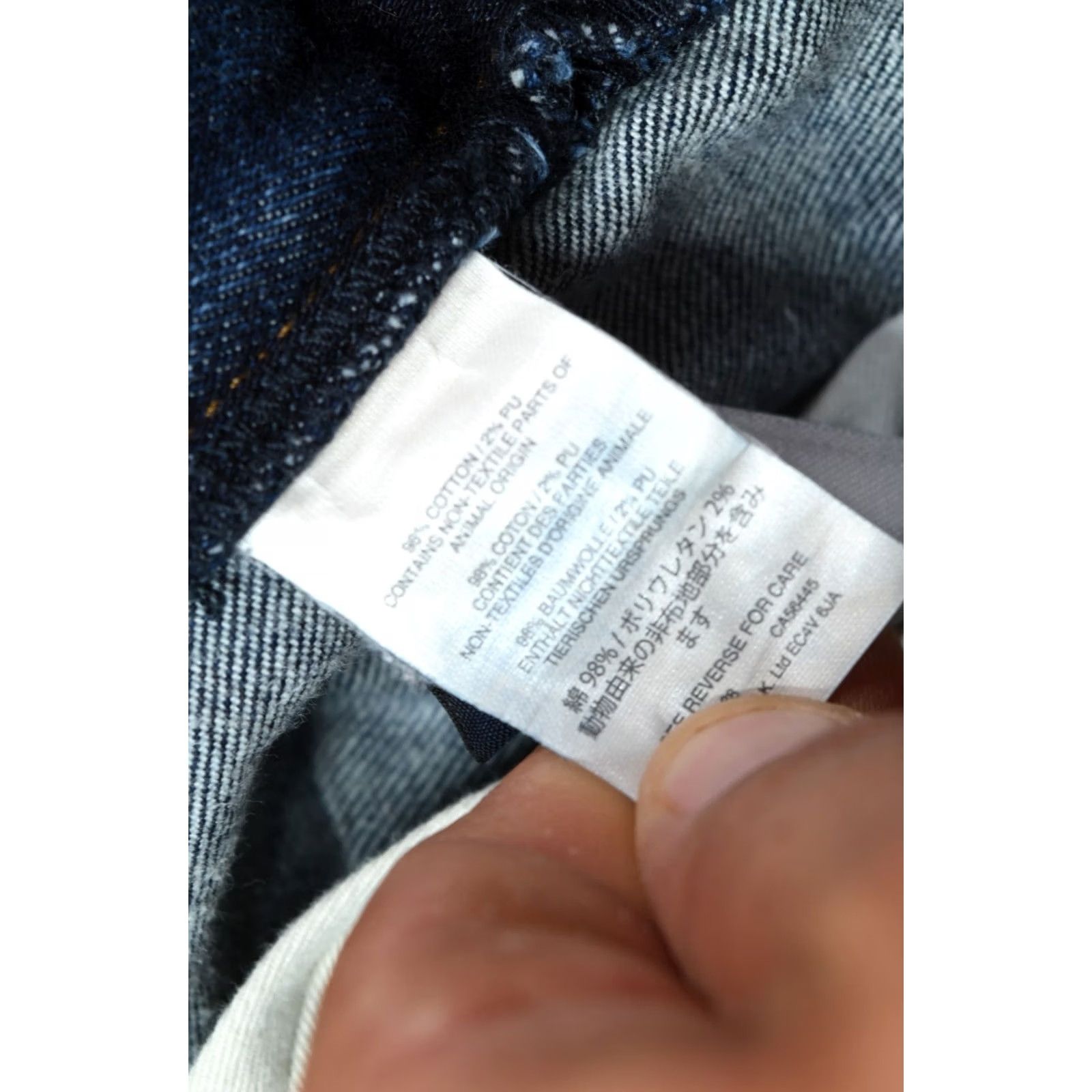J.Crew J.CREW 484 Slim-Fit Jeans Mens 29x31.5 Blue Indigo Denim Cotton Slim Tapered Leg 5-Pocket zipper button Regular 29 Mens Jeans Size US 29 - 6 Thumbnail