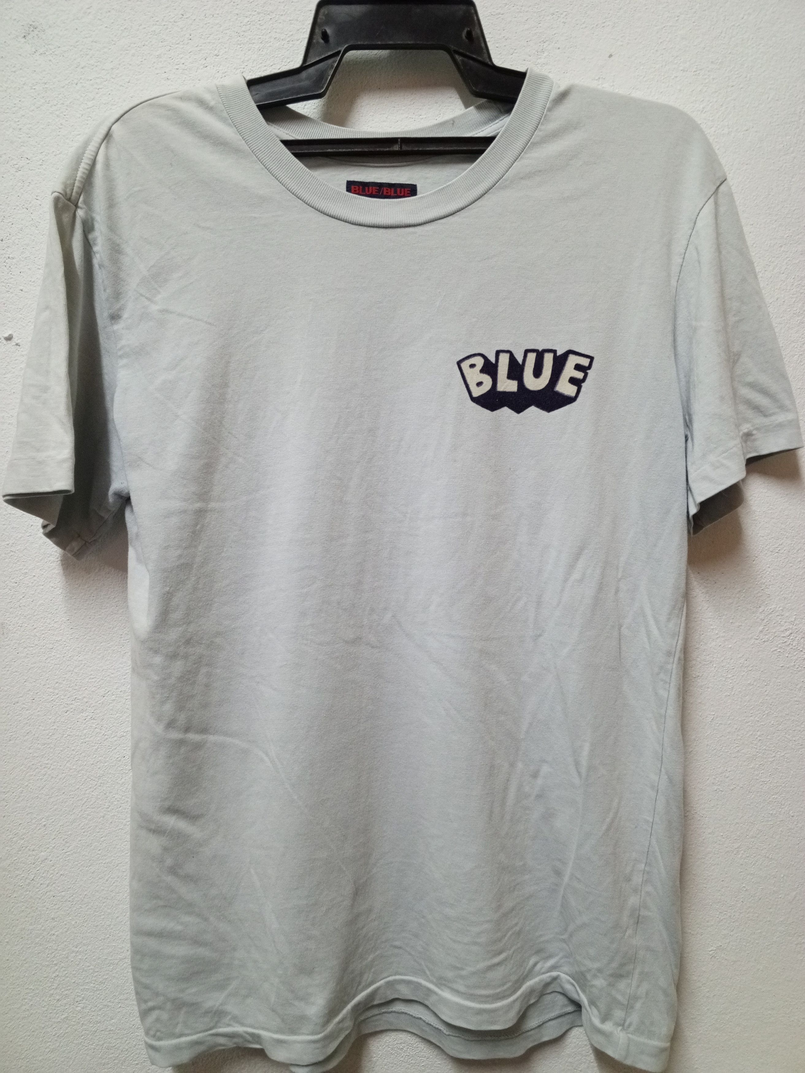BLUE BLUE TSHIRT SIMPLE LOGO