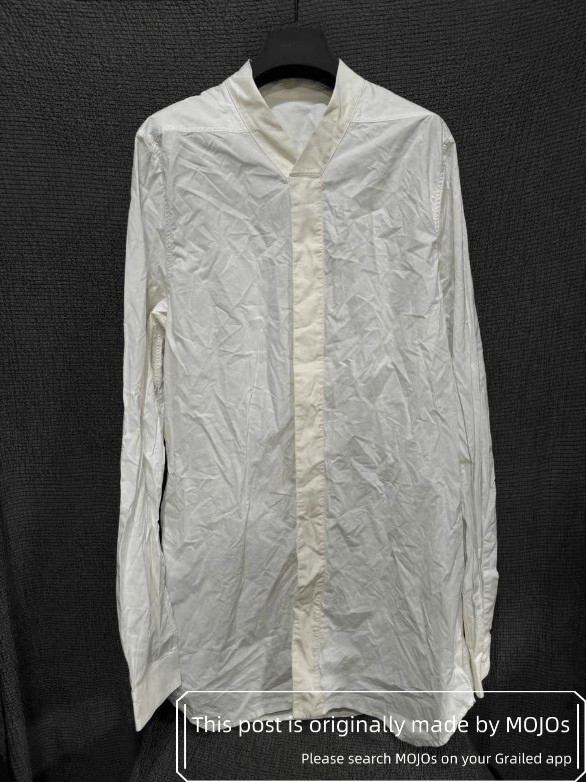 Rick Owens Rick Owens 15AW Mainline Neckless Shirt Size US L / EU 52-54 / 3 - 2 Thumbnail