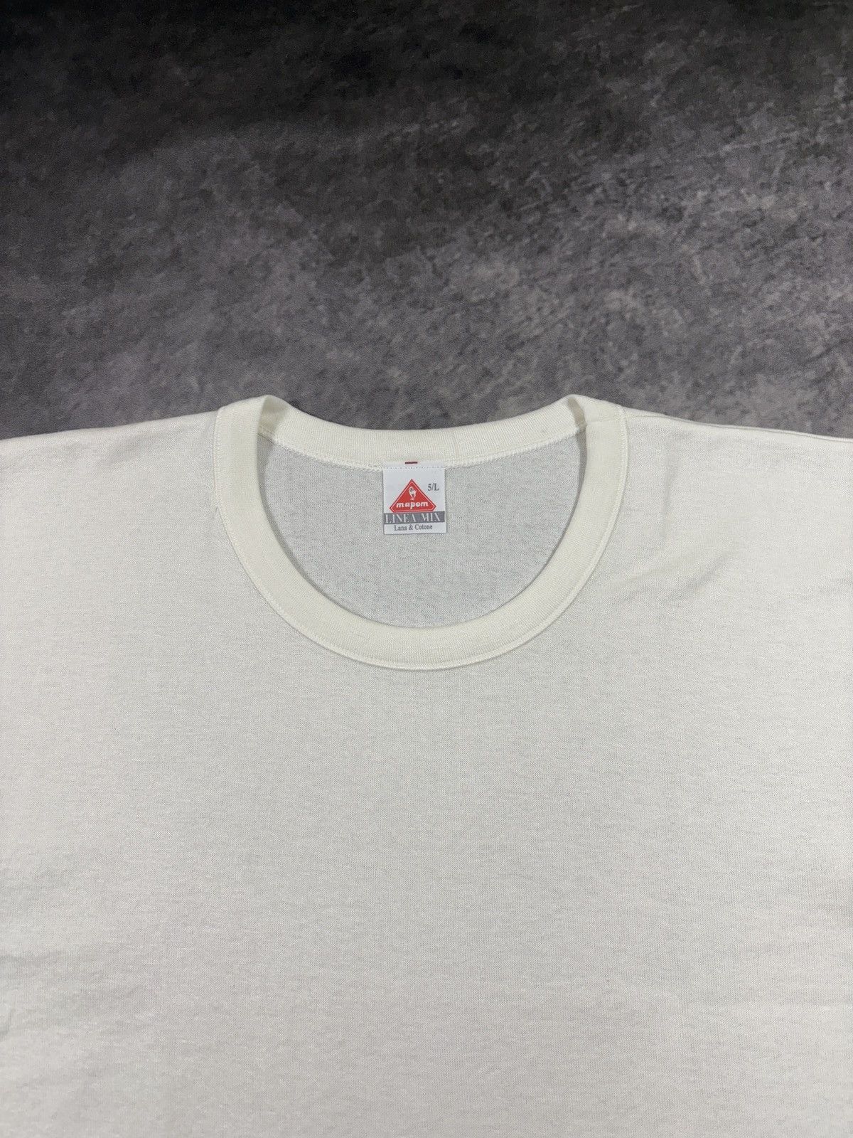 Vintage Italian Double Layer Knit T-Shirt Vintage Undershirt Thermal Size US L / EU 52-54 / 3 - 8 Thumbnail