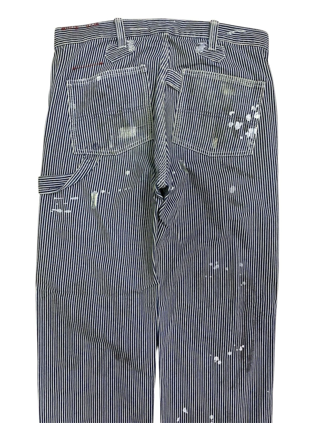 Japanese Brand 🔥Japanese Brand Mangrove Blue Union Made Painted Pant Size US 34 / EU 50 - 4 Thumbnail