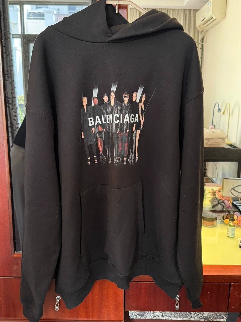Balenciaga Balenciaga Portrait Logo Printed Casual Hoodie-2506 Size US XS / EU 42 / 0 - 1 Thumbnail