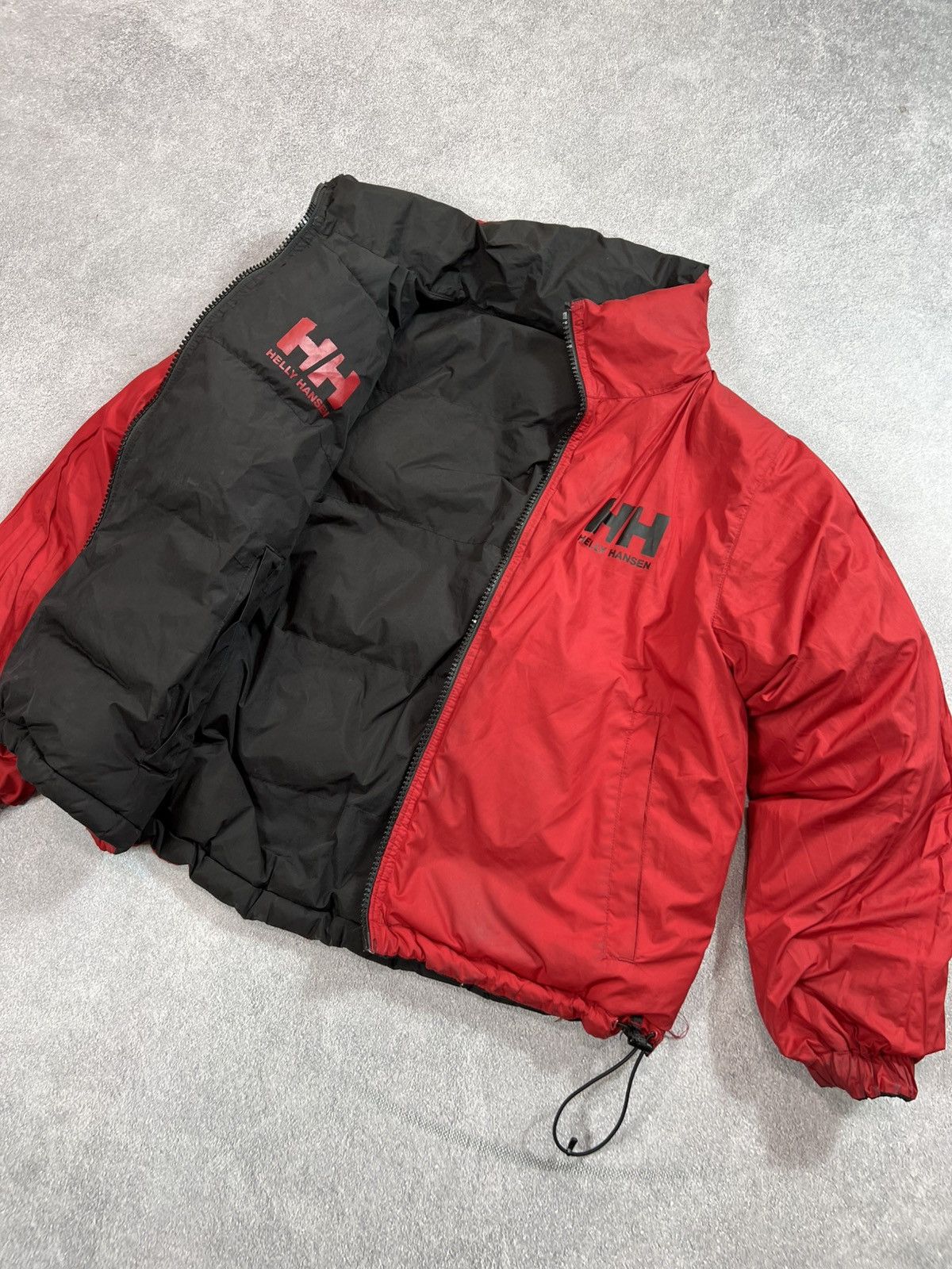Le Grande Bleu (L.G.B.) 🔥VTG LGB STYLE HELLY HANSEN PUFFER DOWN JACKET REVERSIBLE🔥 Size US S / EU 44-46 / 1 - 10 Thumbnail