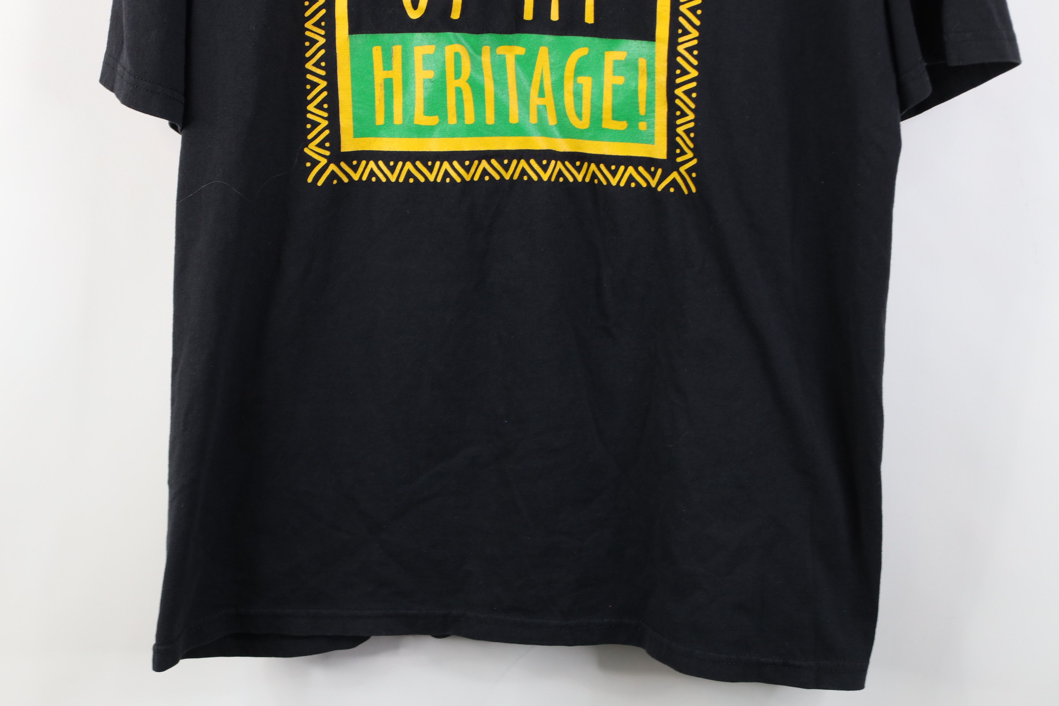 Vintage Vintage 90s Streetwear Power Proud of My Heritage T-Shirt Size US XL / EU 56 / 4 - 3 Thumbnail