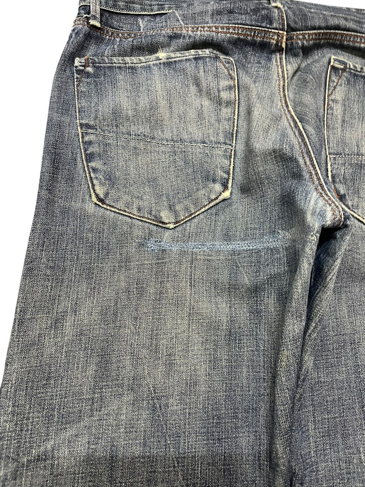 Banana Republic Vintage Banana Republic Blue Indigo Scratch Marks Denim Size US 32 / EU 48 - 8 Thumbnail