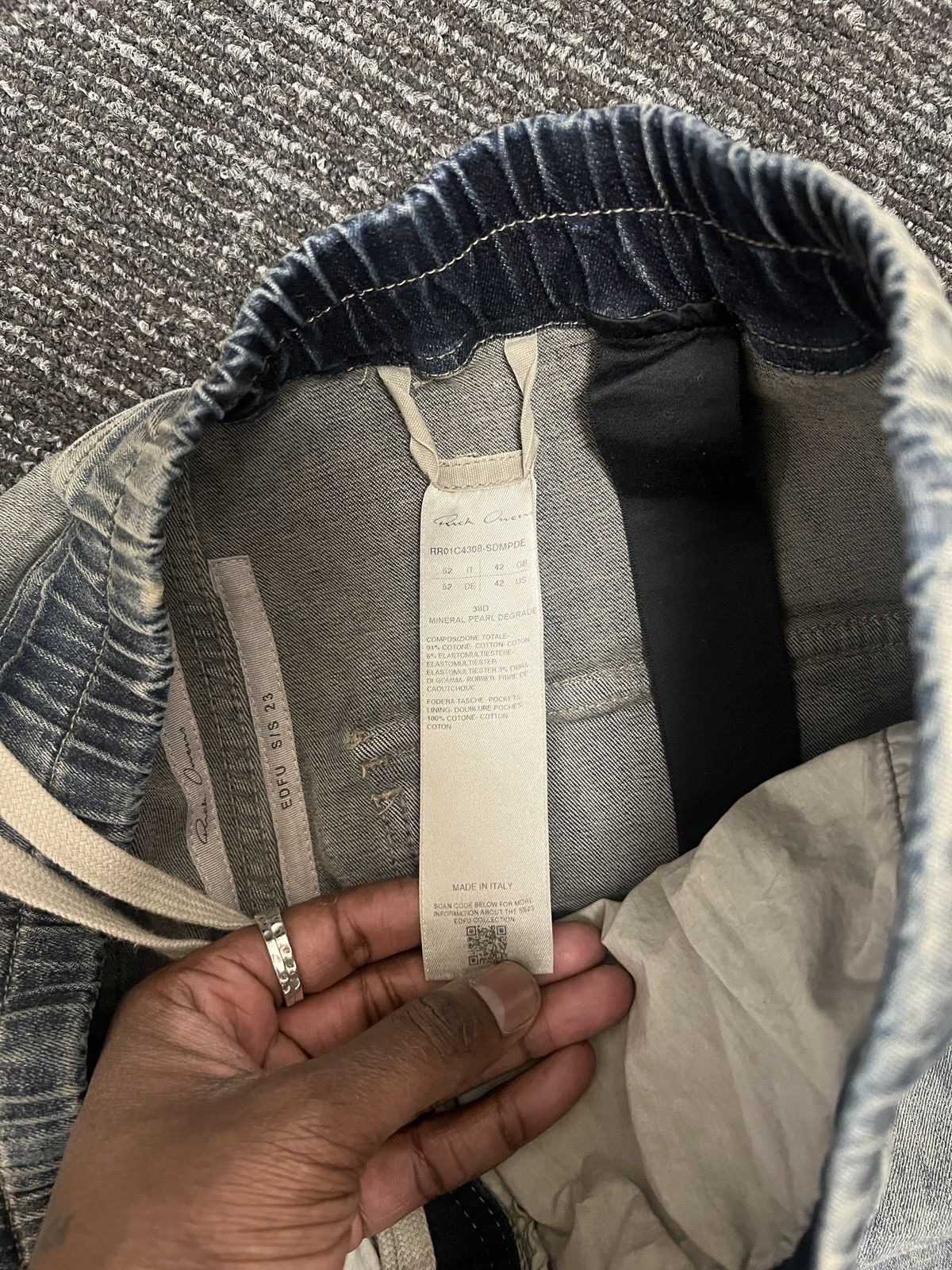 Rick Owens RICK OWENS EDFU SS23 BELA CARGOS Size US 33 - 3 Thumbnail