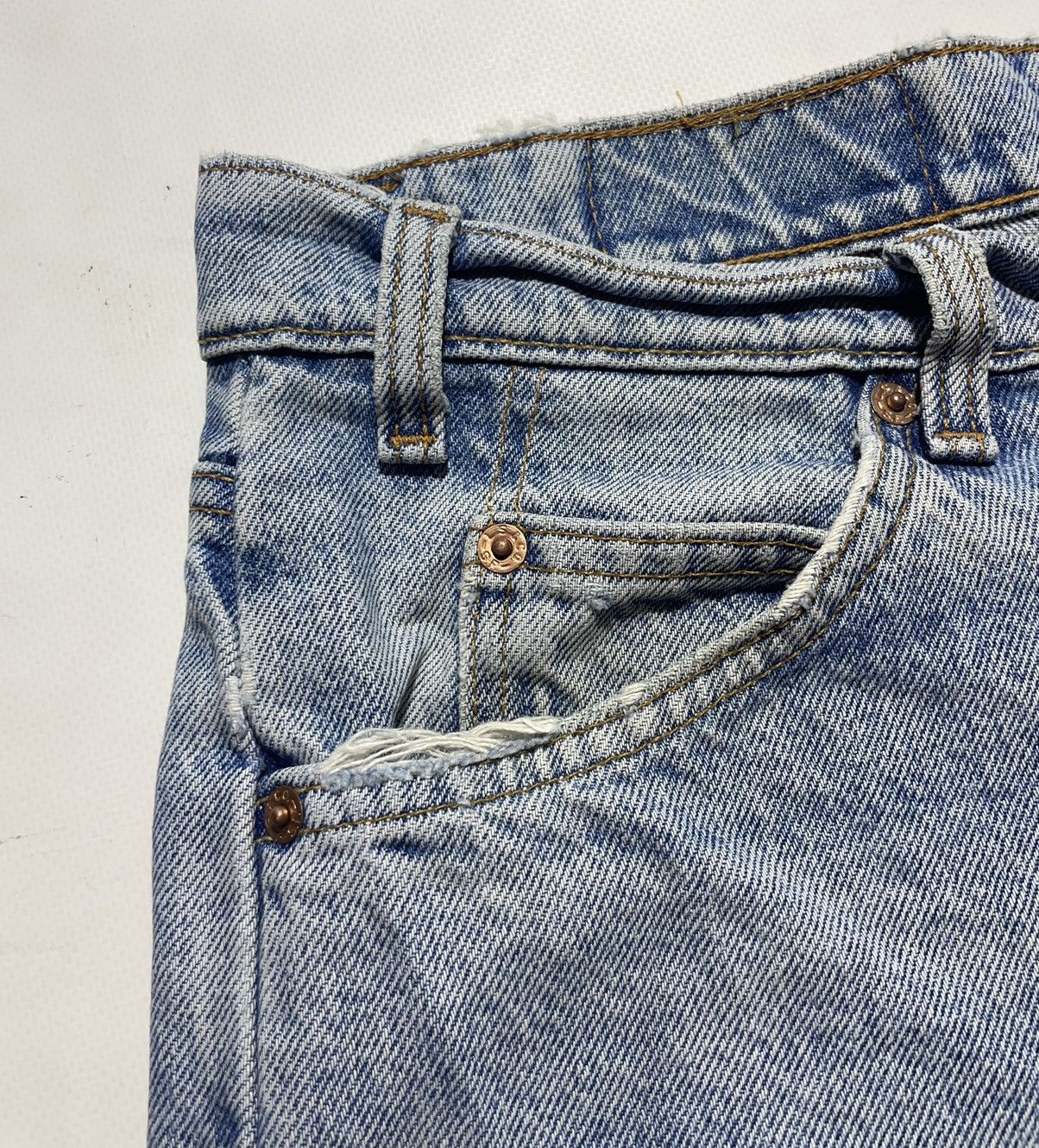 Levi's Vintage Levi’s 550 Relaxed Fit Jean Shorts Size US 32 / EU 48 - 7 Thumbnail