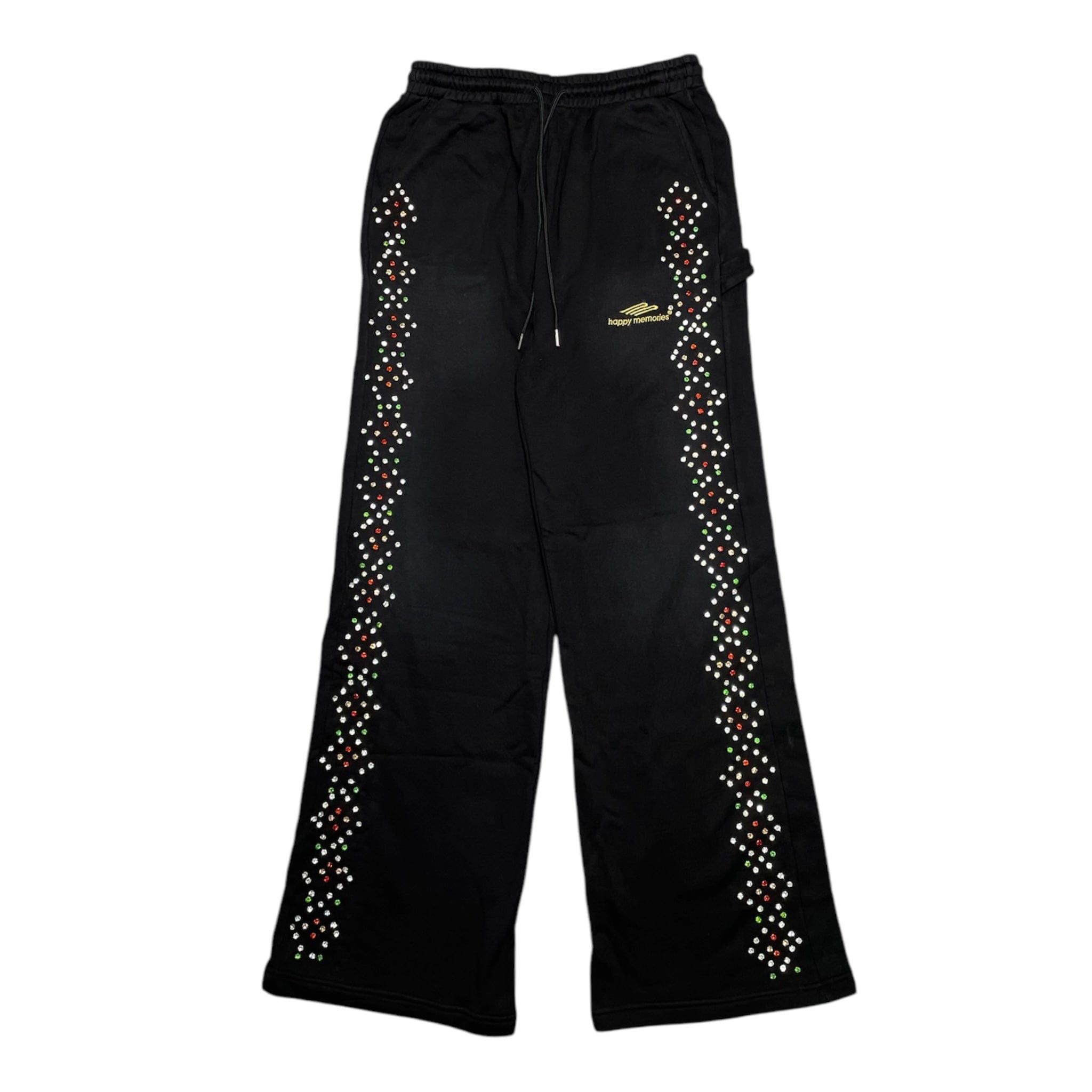 HMDD (HMDD) Crystal Sweatpants Black Size US 33 - 1 Thumbnail