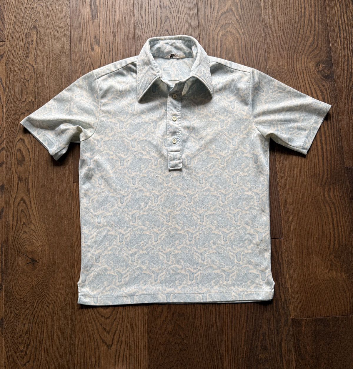 Izod Vintage 60s Izod Paisley Print Patterned Polo Shirt Size US L / EU 52-54 / 3 - 1 Thumbnail
