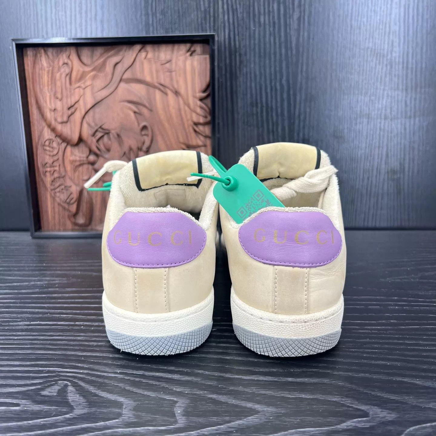 Gucci Gucci Distressed Sneakers White/Gray/Pink 35.5 99New Size US 5 / IT 35 - 5 Thumbnail