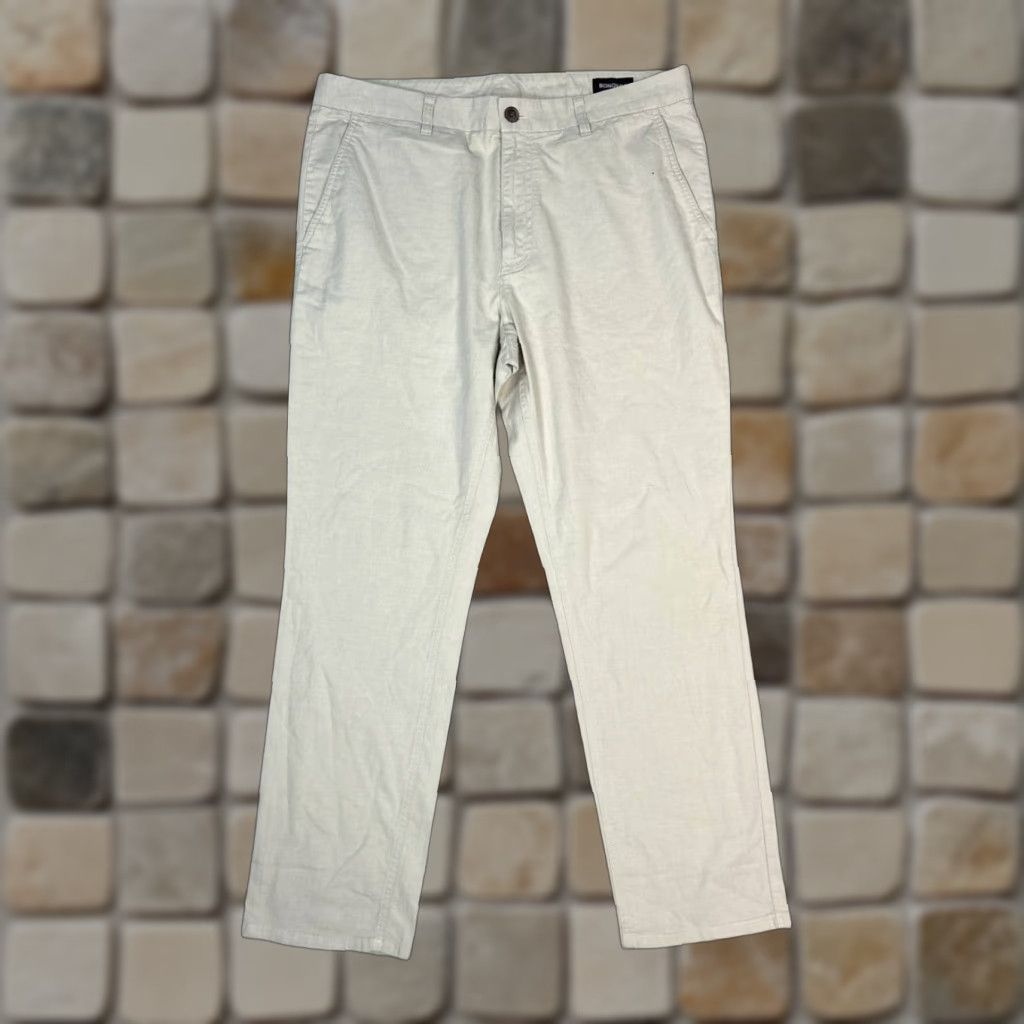 Bonobos Bonobos Chino Pants Mens 36 Beige Cotton Stretch Slim Straight Leg Mid Rise Pants Mens Beige Cotton Stretch Slim Straight Leg Bonobos 36 Size US 36 / EU 52 - 1 Thumbnail