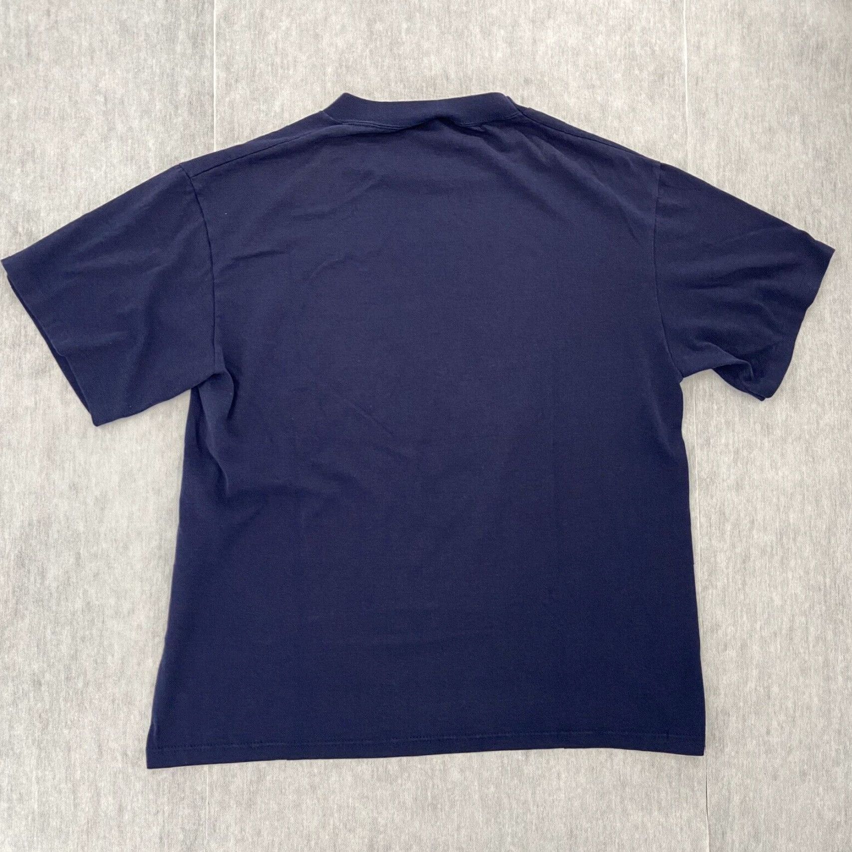 Vintage VINTAGE 90s Soffe Operation Desert Storm Blue T-Shirt Adult XL Single Stitch Slim Fit Mens Size US XL / EU 56 / 4 - 2 Thumbnail