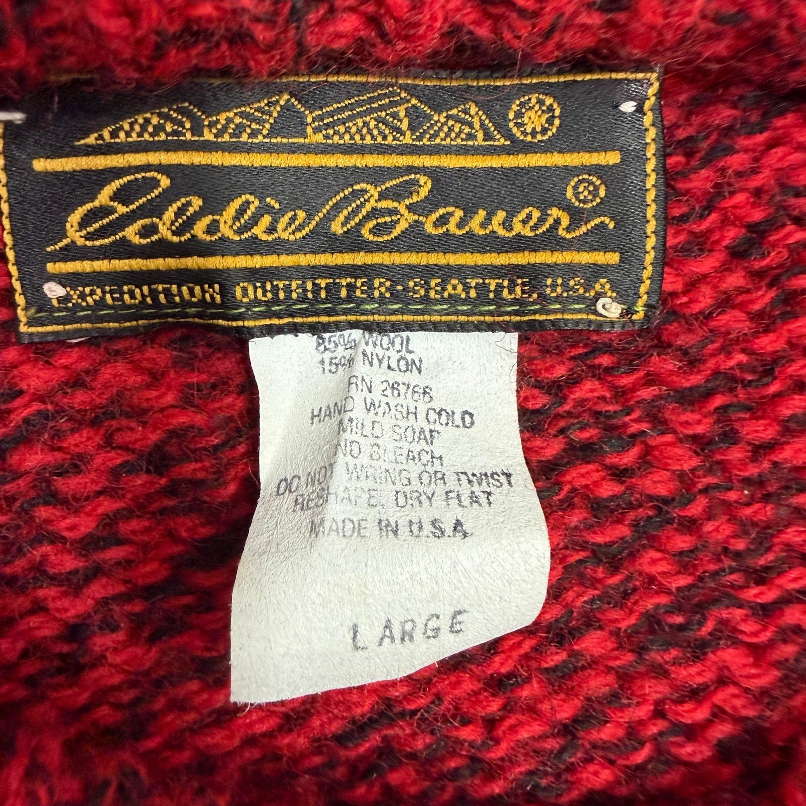 Eddie Bauer Vintage Eddie Bauer Sweater Men's Large Striped Crewneck 90s Size US L / EU 52-54 / 3 - 5 Thumbnail