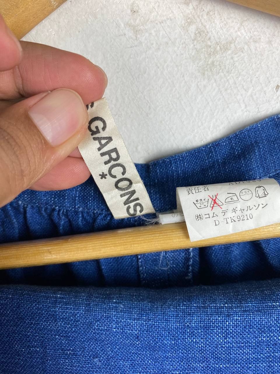 Comme des Garcons × If Six Was Nine vintage comme des garcons ad1989 denim short dress Size S / US 4 / IT 40 - 6 Thumbnail