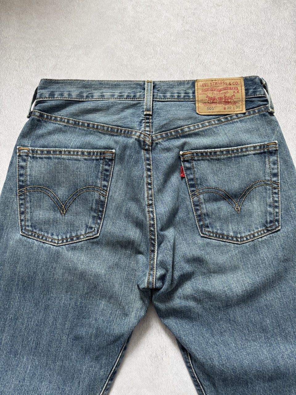 Levi's Vintage Levi 501 Blue Denim Jeans Sz. 30x30 Size US 30 / EU 46 - 3 Thumbnail