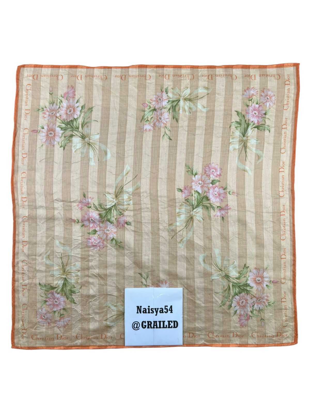 Christian Dior Monsieur Christian Dior Handkerchief Neckerchief Bandana Pocketsquare Size ONE SIZE - 6 Thumbnail