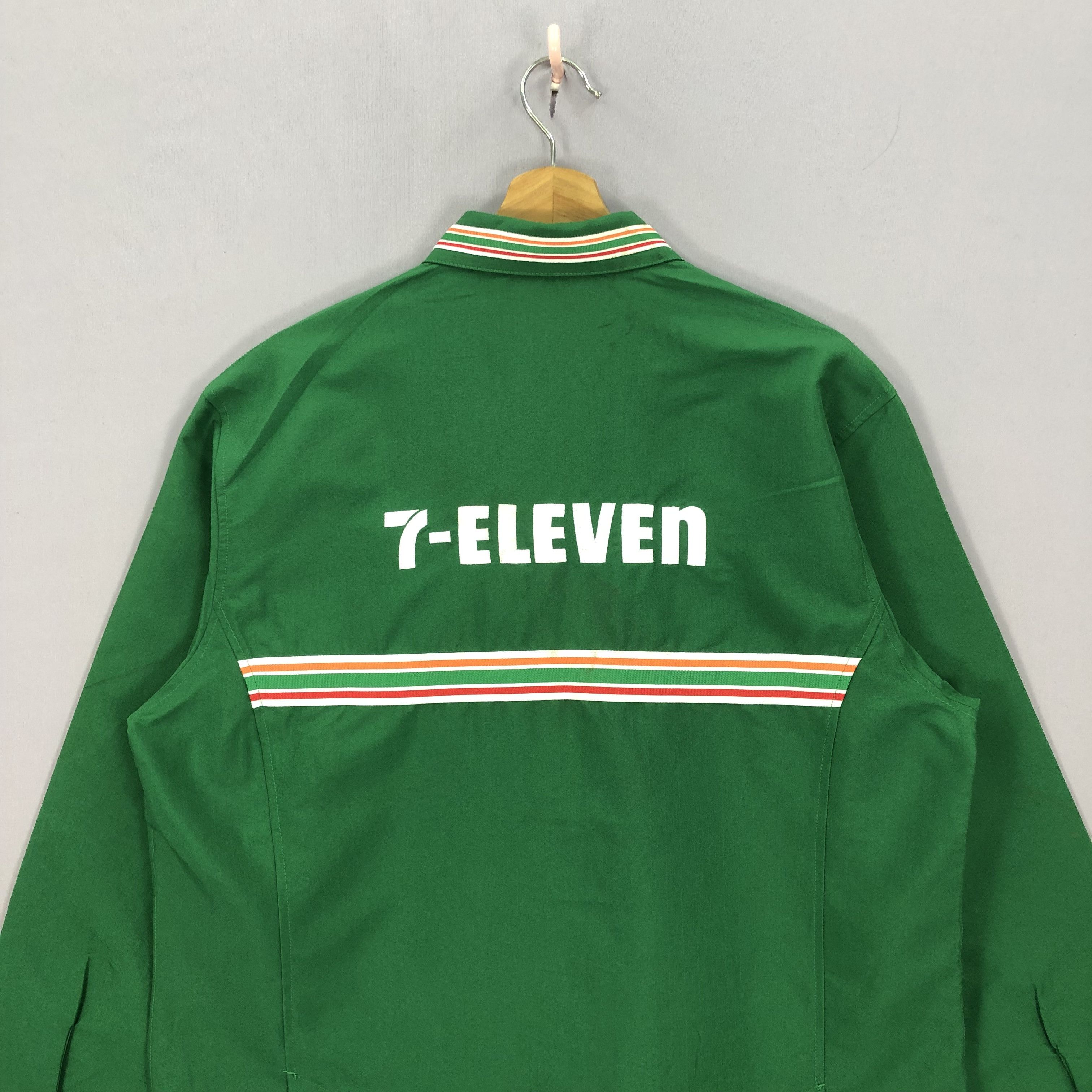Japanese Brand × Vintage Vintage Seven Eleven 7E Workers Shirt Jacket Size US L / EU 52-54 / 3 - 7 Thumbnail