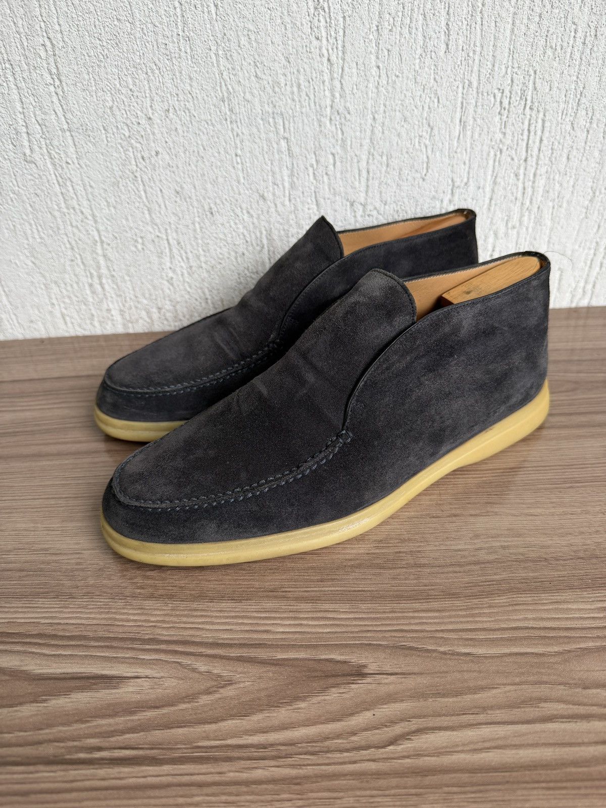 Loro Piana Suede open walk loafers Size US 7 / EU 40 - 2 Thumbnail