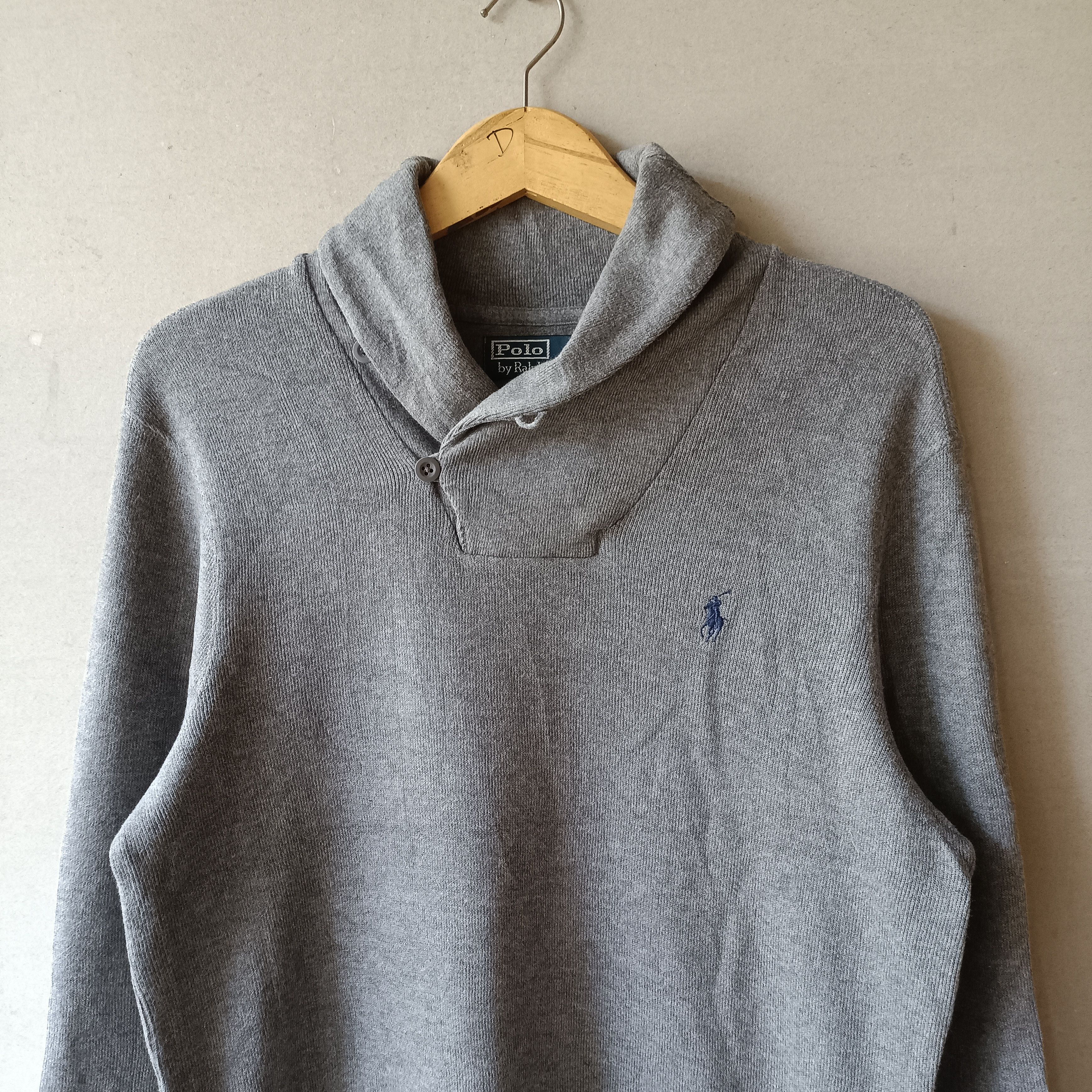Polo Ralph Lauren Vintage Polo Ralph Lauren Shawl Collar Sweatshirt Size US S / EU 44-46 / 1 - 2 Thumbnail
