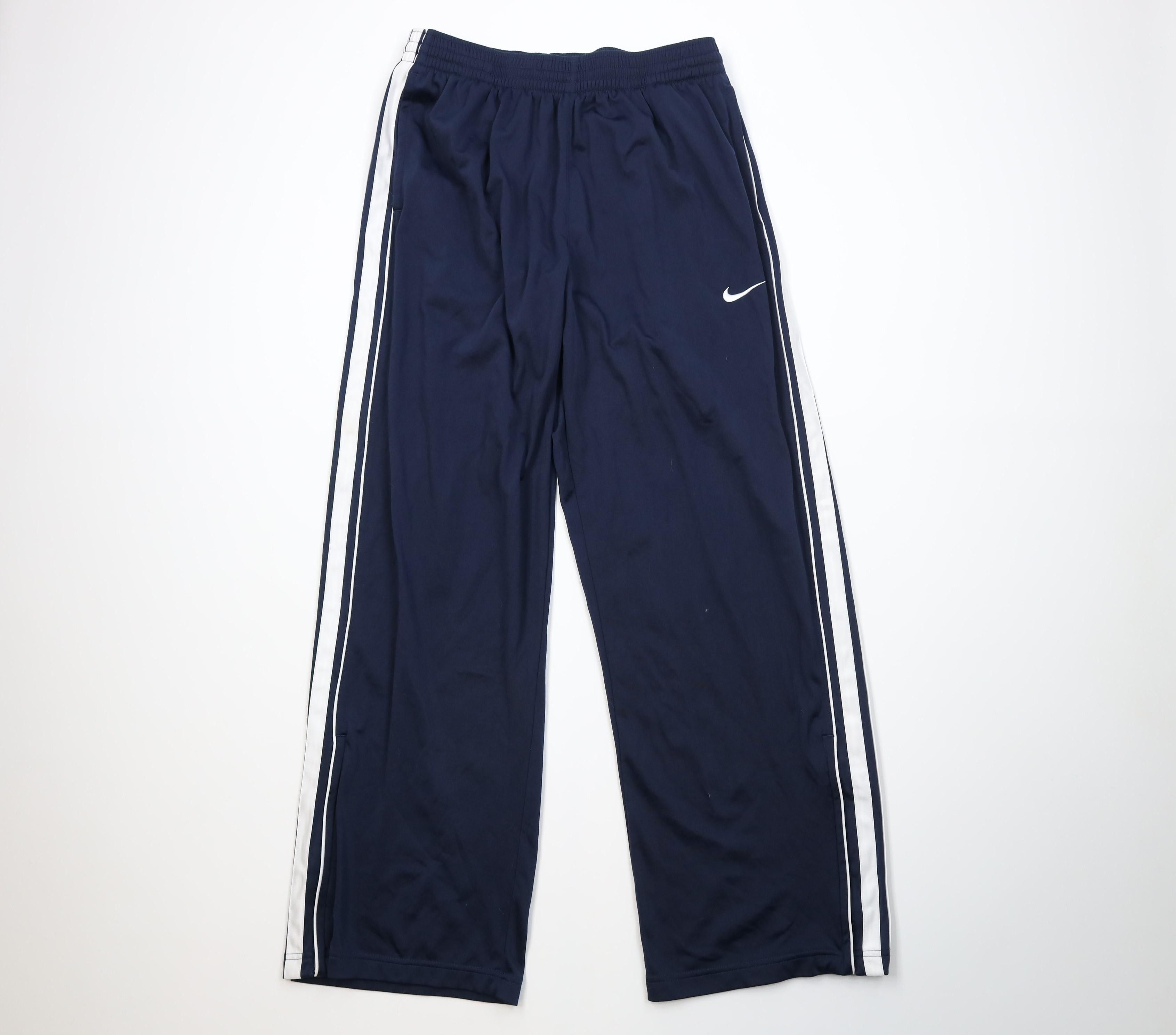Nike Vintage Y2K Nike Scott Mini Swoosh Wide Leg Sweatpants Blue Size US 36 / EU 52 - 1 Thumbnail