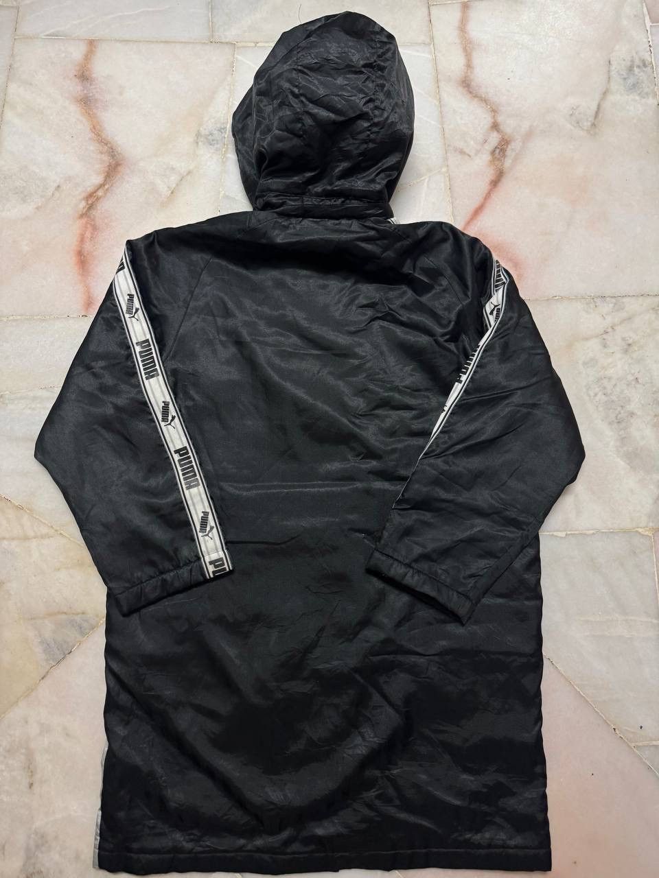 VINTAGE Y2K PUMA WINTER JACKET SIDETAPE BLACK