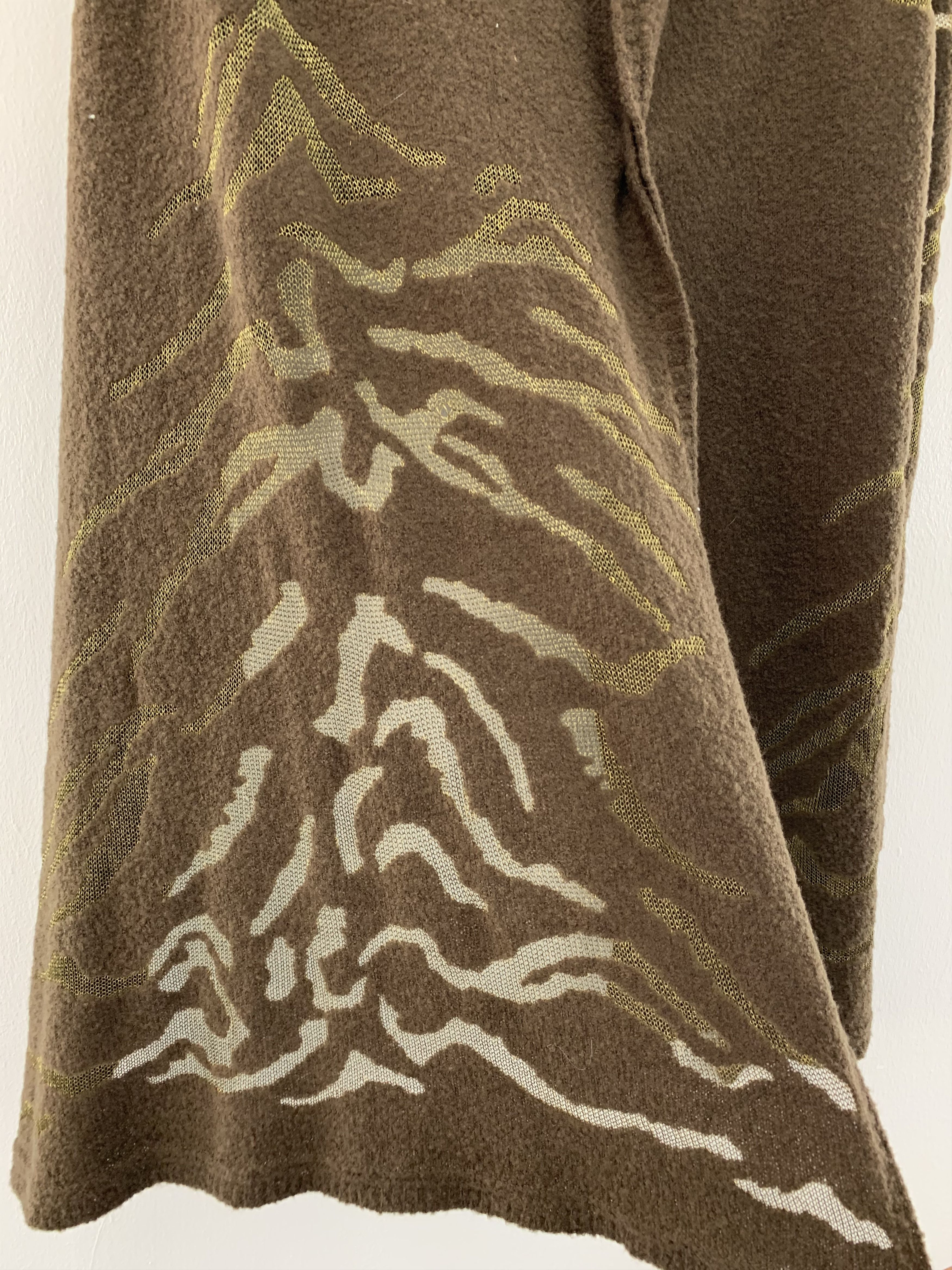 Krizia Uomo Krizia Uomo Scarf Wool Muffler Neck Wrap BL5194 Size ONE SIZE - 3 Thumbnail