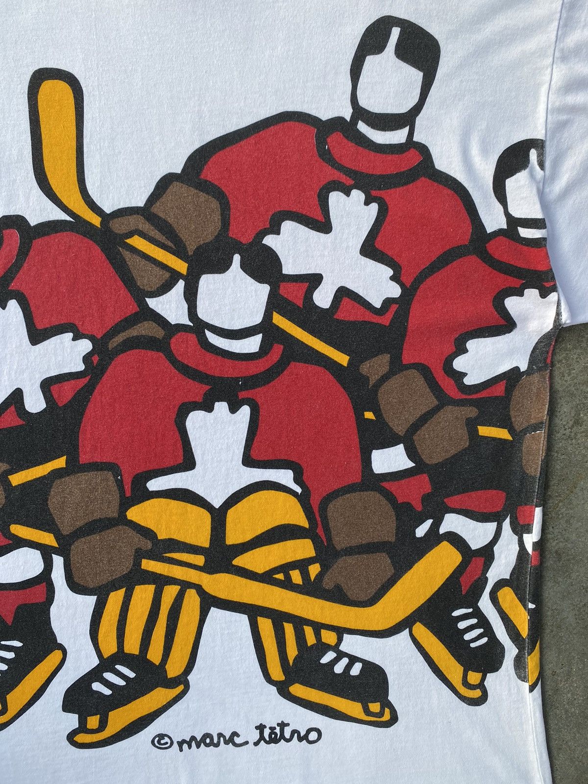 Vintage Sick🔥Vintage 90s Marc Tetro Canada Art Tees Size US XL / EU 56 / 4 - 15 Thumbnail
