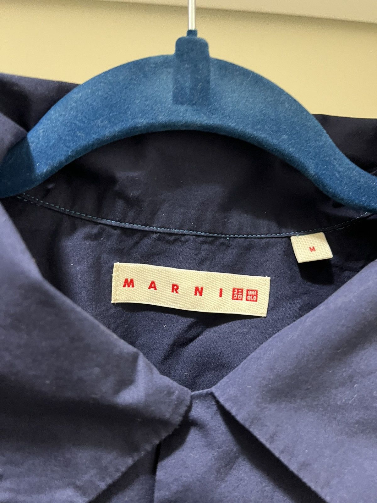 Marni × Uniqlo Marni x Uniqlo blue button up Size US L / EU 52-54 / 3 - 3 Thumbnail