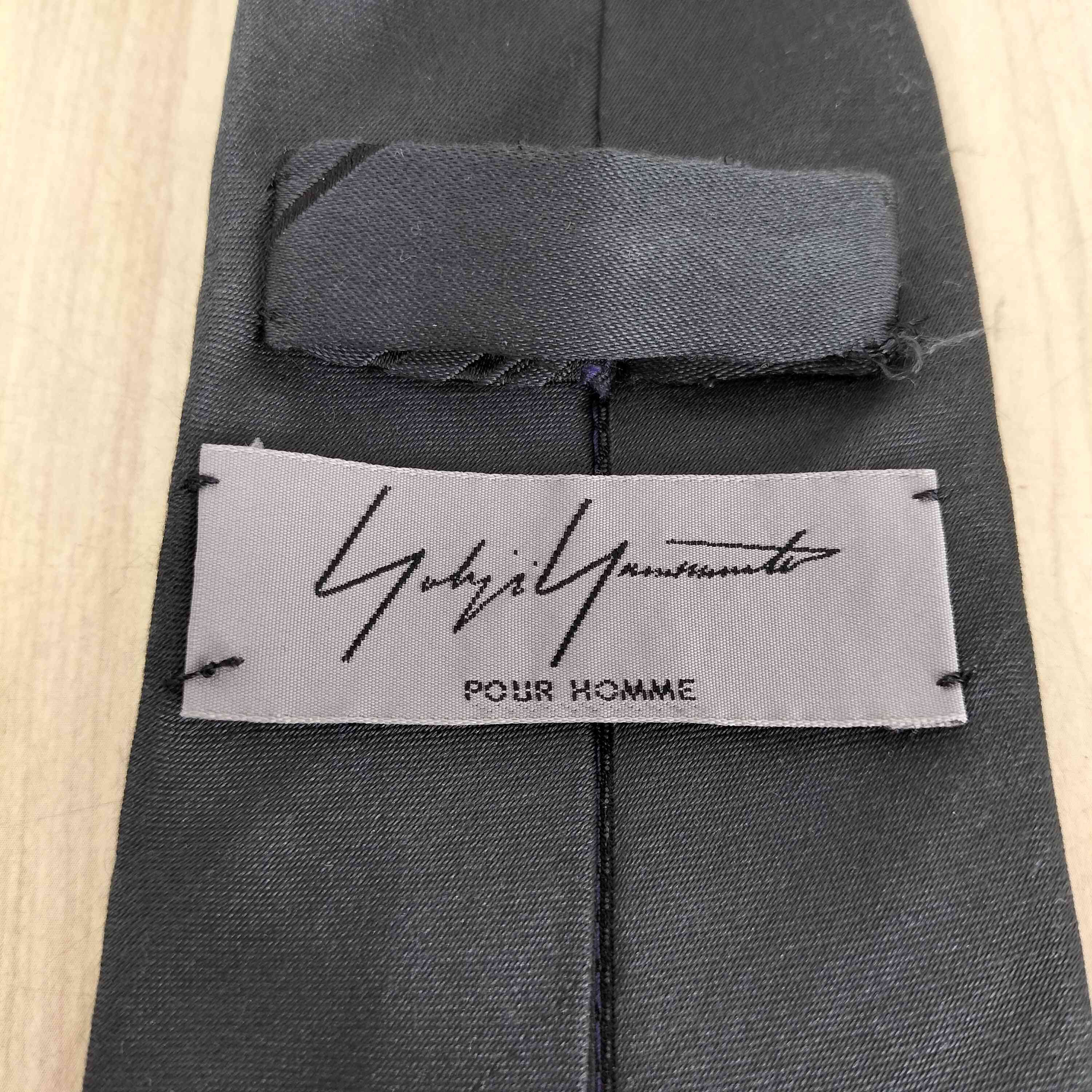Yohji Yamamoto Yohji Yamamoto Pour Homme Centerline Silk Tie Size ONE SIZE - 6 Thumbnail