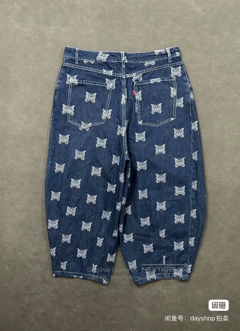 Needles Needles size M Butterfly-printed slacks Size US 38 / EU 54 - 2 Thumbnail