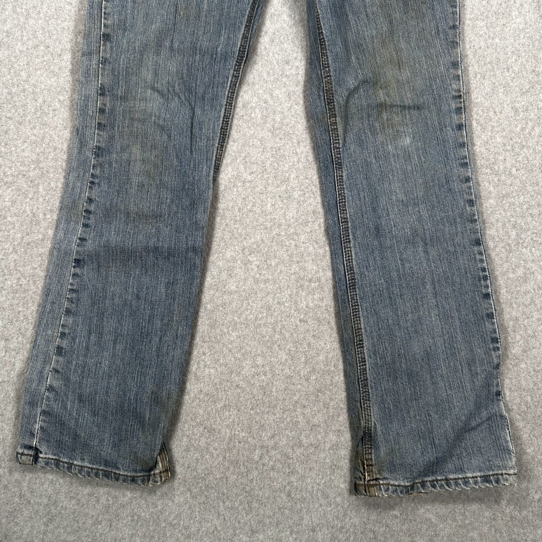 Carhartt Carhartt Jeans Womens 8x30 Blue Denim Traditional Straight Workwear Distressed Size 30" / US 8 / IT 44 - 6 Thumbnail