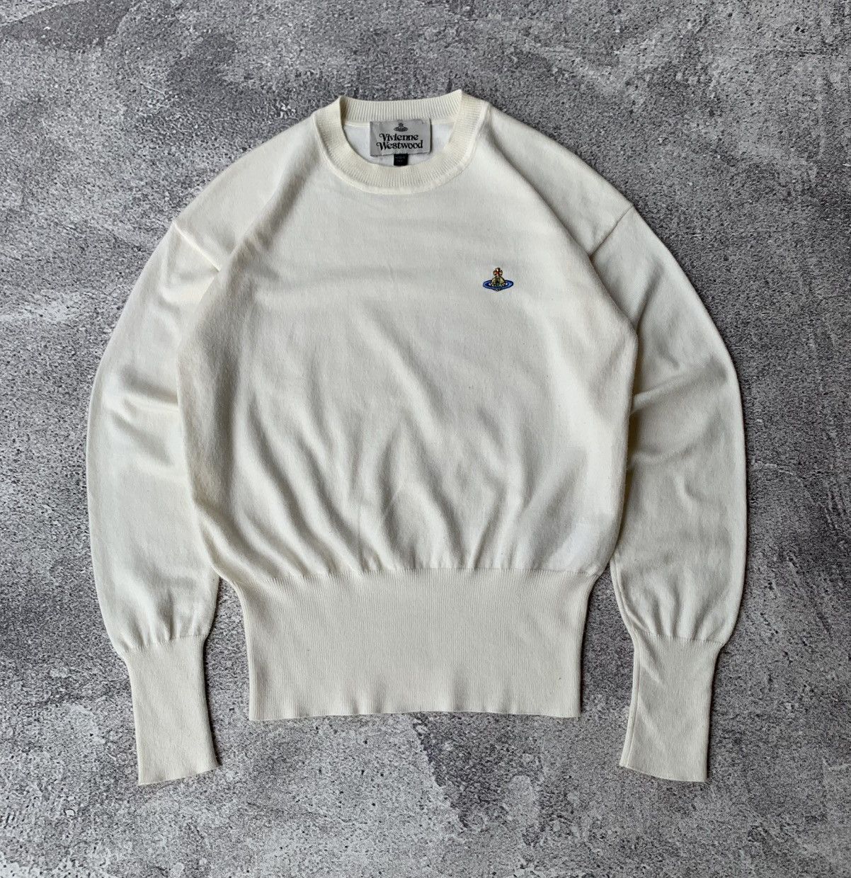 Vivienne Westwood Vivienne Westwood Knitwear Longsleve Broken White Size US S / EU 44-46 / 1 - 1 Thumbnail