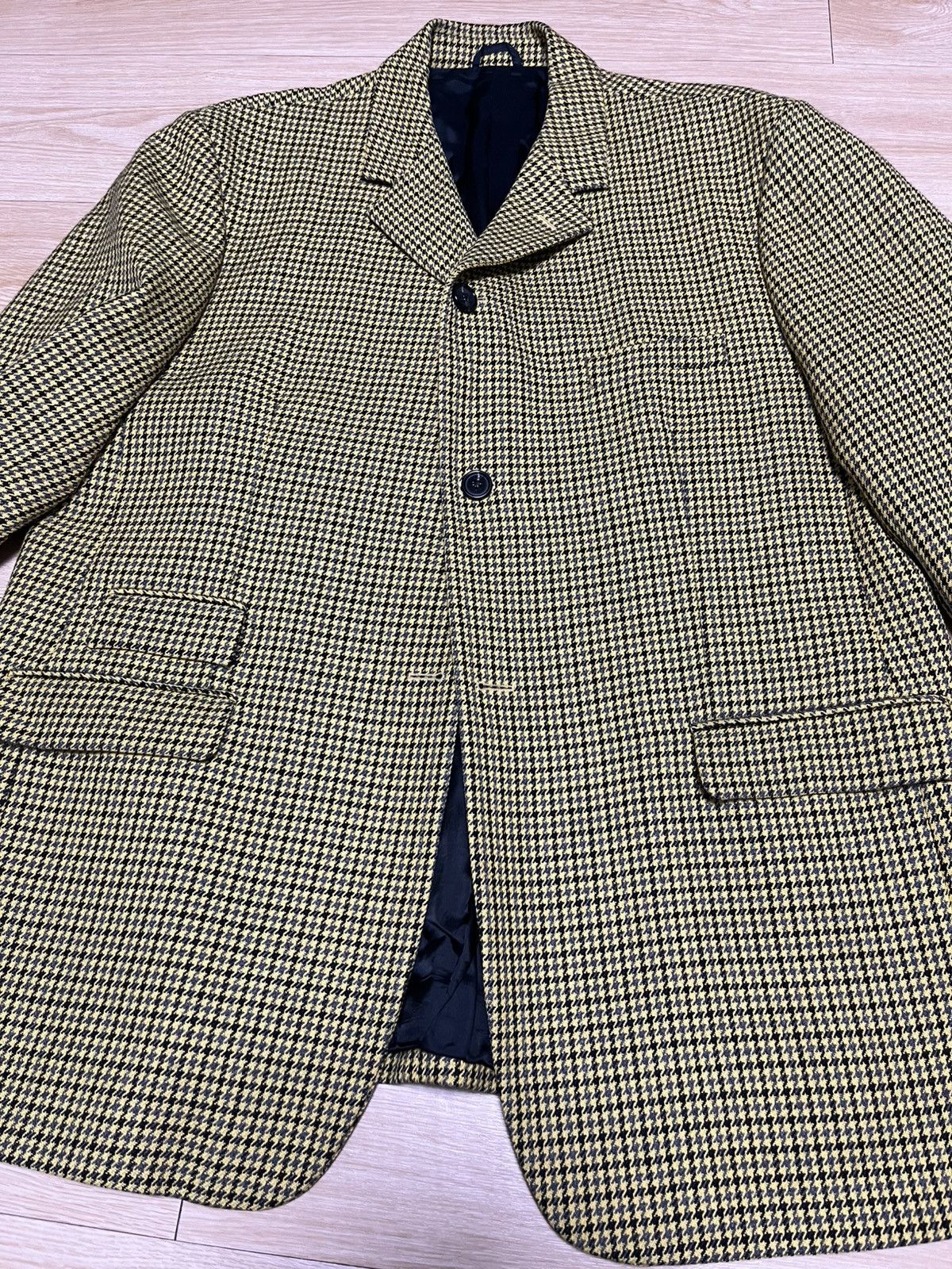 Raf Simons 48 Big fit daddy fit oversized houndstooth blazer jacket Size US M / EU 48-50 / 2 - 3 Thumbnail
