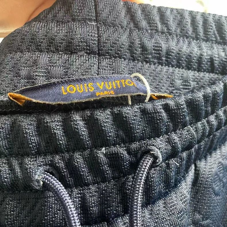 Louis Vuitton Louis Vuitton Navy Patterned Sweatpants M Size-2506 Size US 34 / EU 50 - 4 Thumbnail