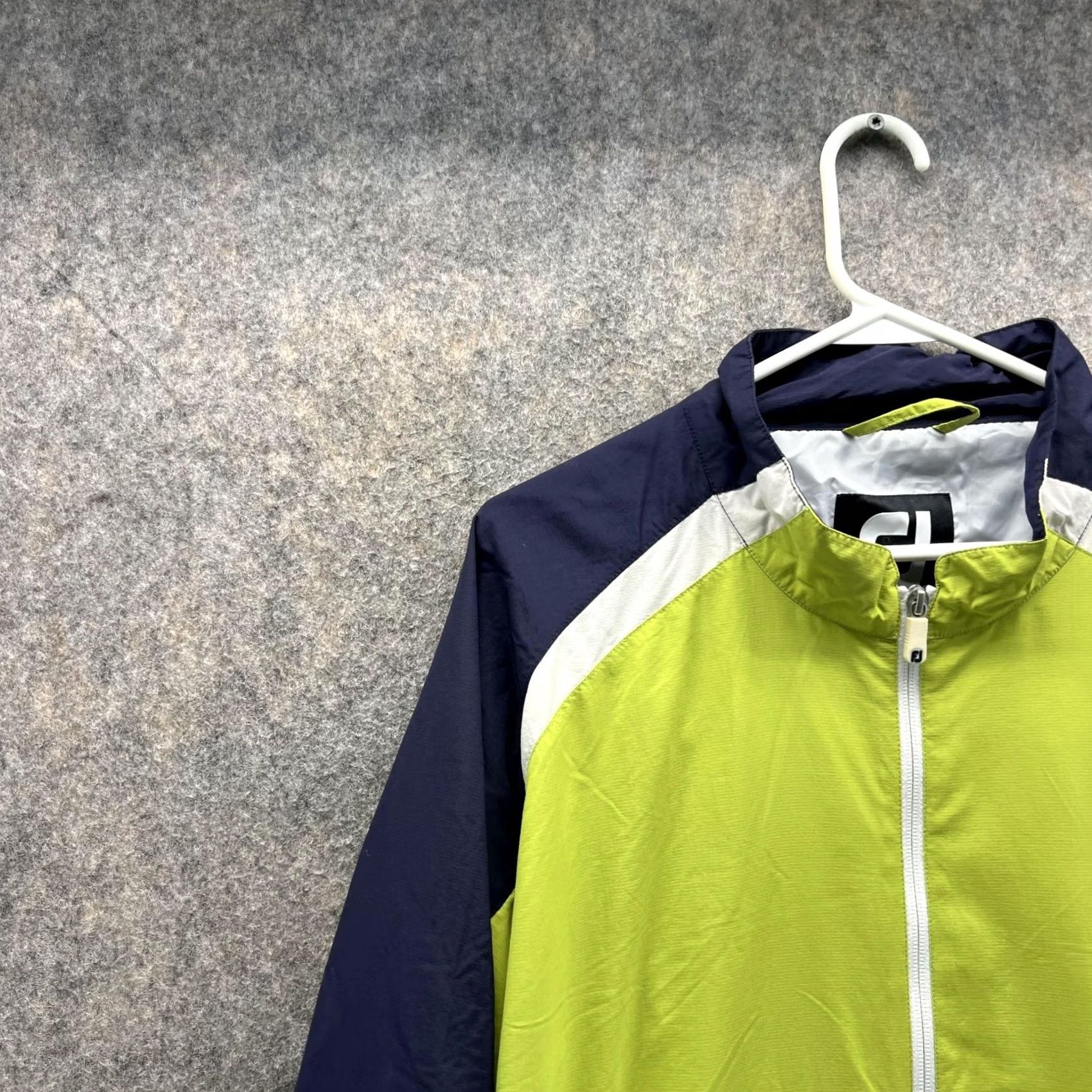 Footjoy VINTAGE FootJoy Jacket Men XL Blue Green 1/2 Zip Windbreaker Nylon Polyester Golf Size US XL / EU 56 / 4 - 3 Thumbnail