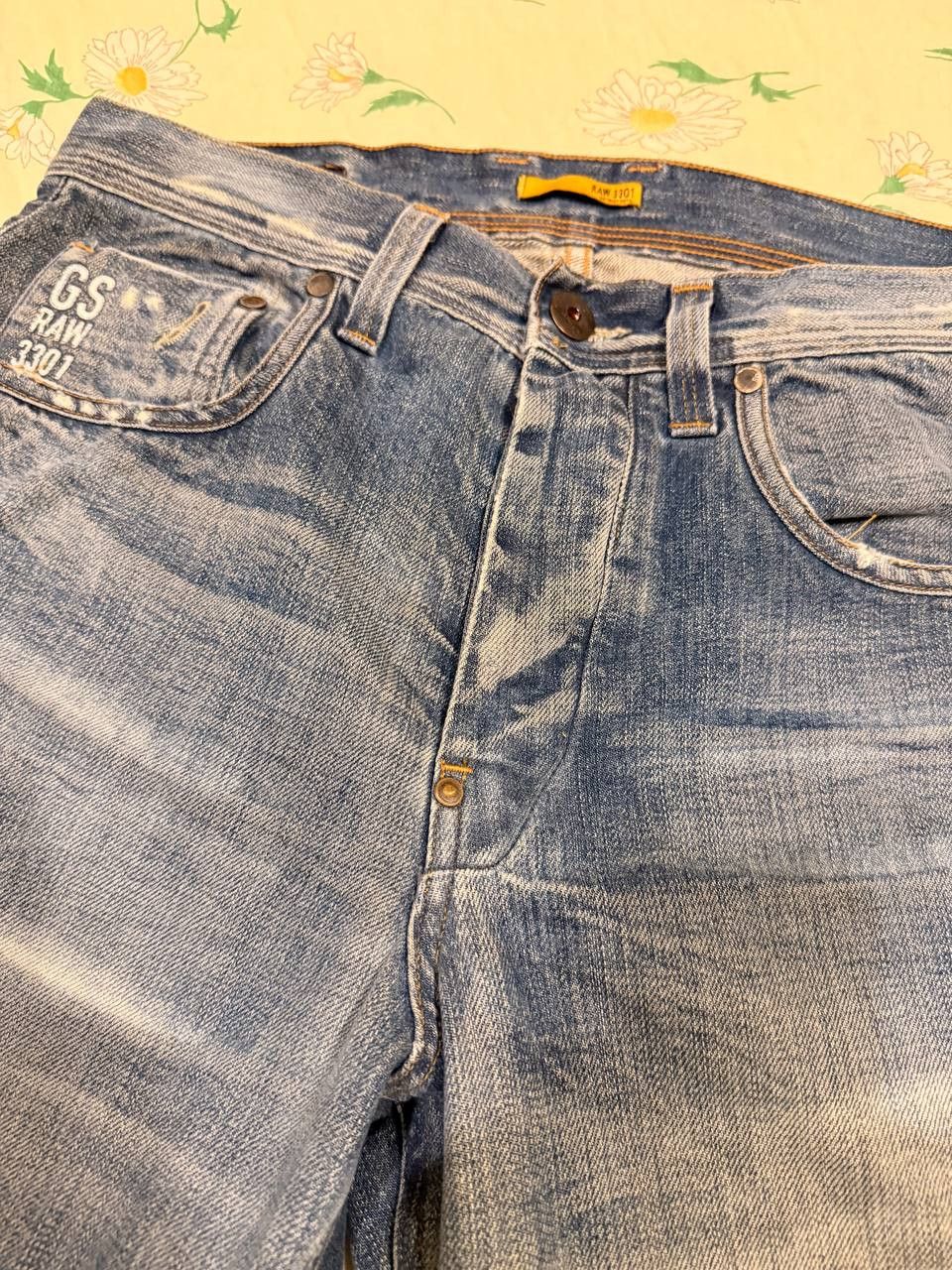 G-Star G-STAR 3301 SLIM Jeans Men Stretch Buttons Fly Size US 30 / EU 46 - 6 Thumbnail