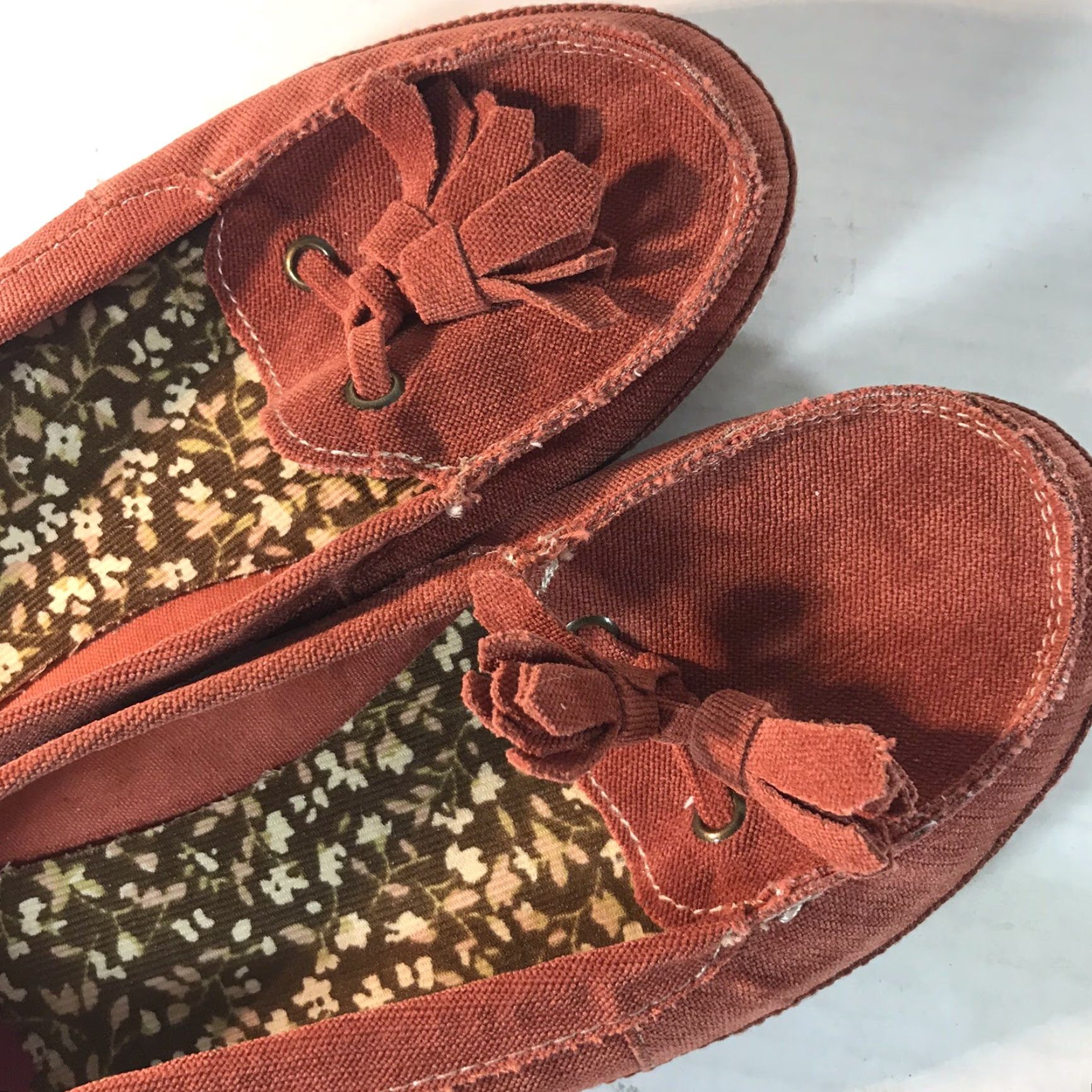 Vintage VINTAGE Rocketdog Women's Canvas Loafers Flat Slip On Casual Size 10 Red Size US 10 / IT 40 - 8 Thumbnail