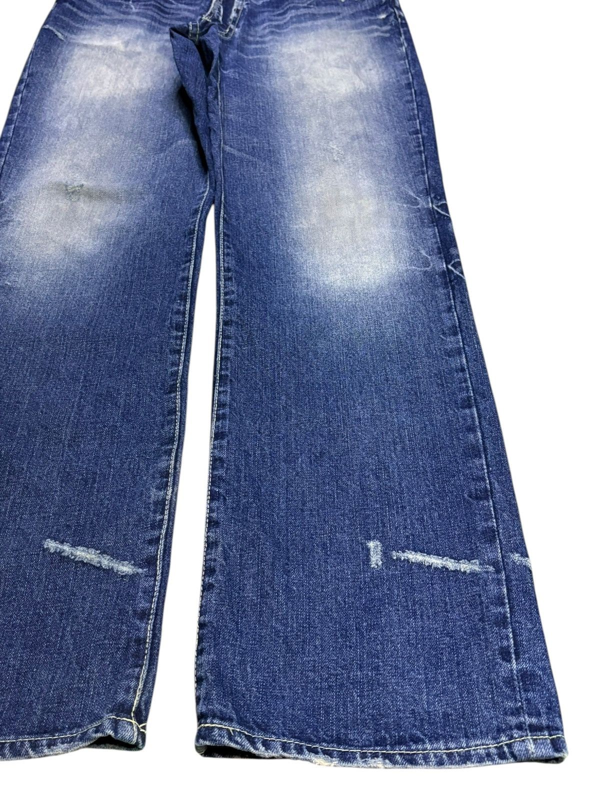 Japanese Brand Vintage Enverope Mud Wash Loose Jeans Size US 31 - 7 Thumbnail