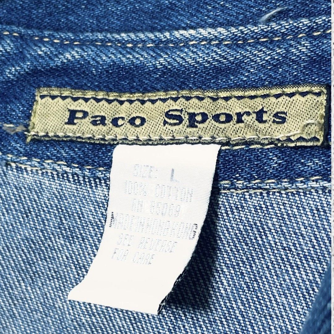 Other Authentic 90s Paco Jeans denim overshirt - Fashionella Size US L / EU 52-54 / 3 - 9 Thumbnail